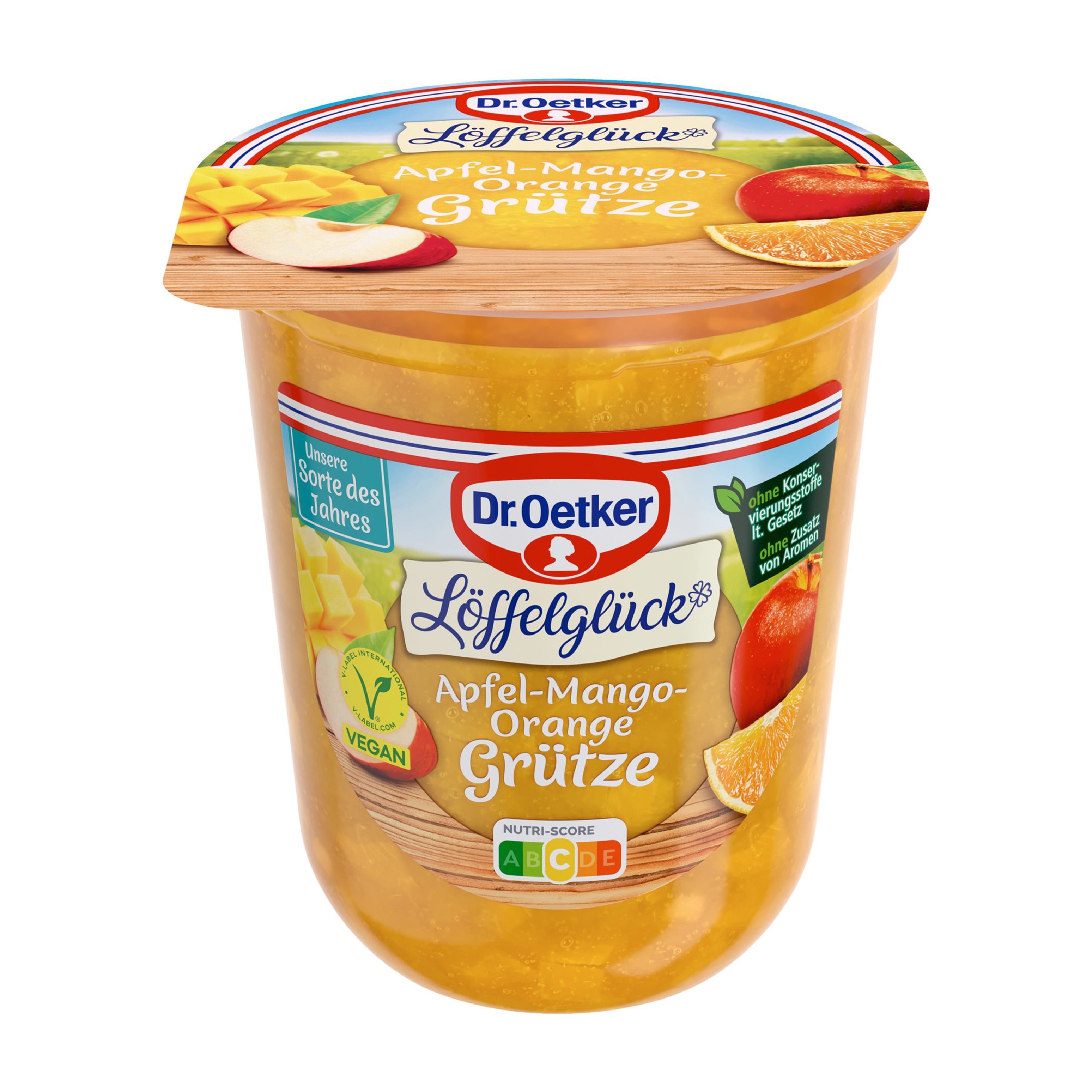 Dr. Oetker Grütze Apfel-Mango-Orange