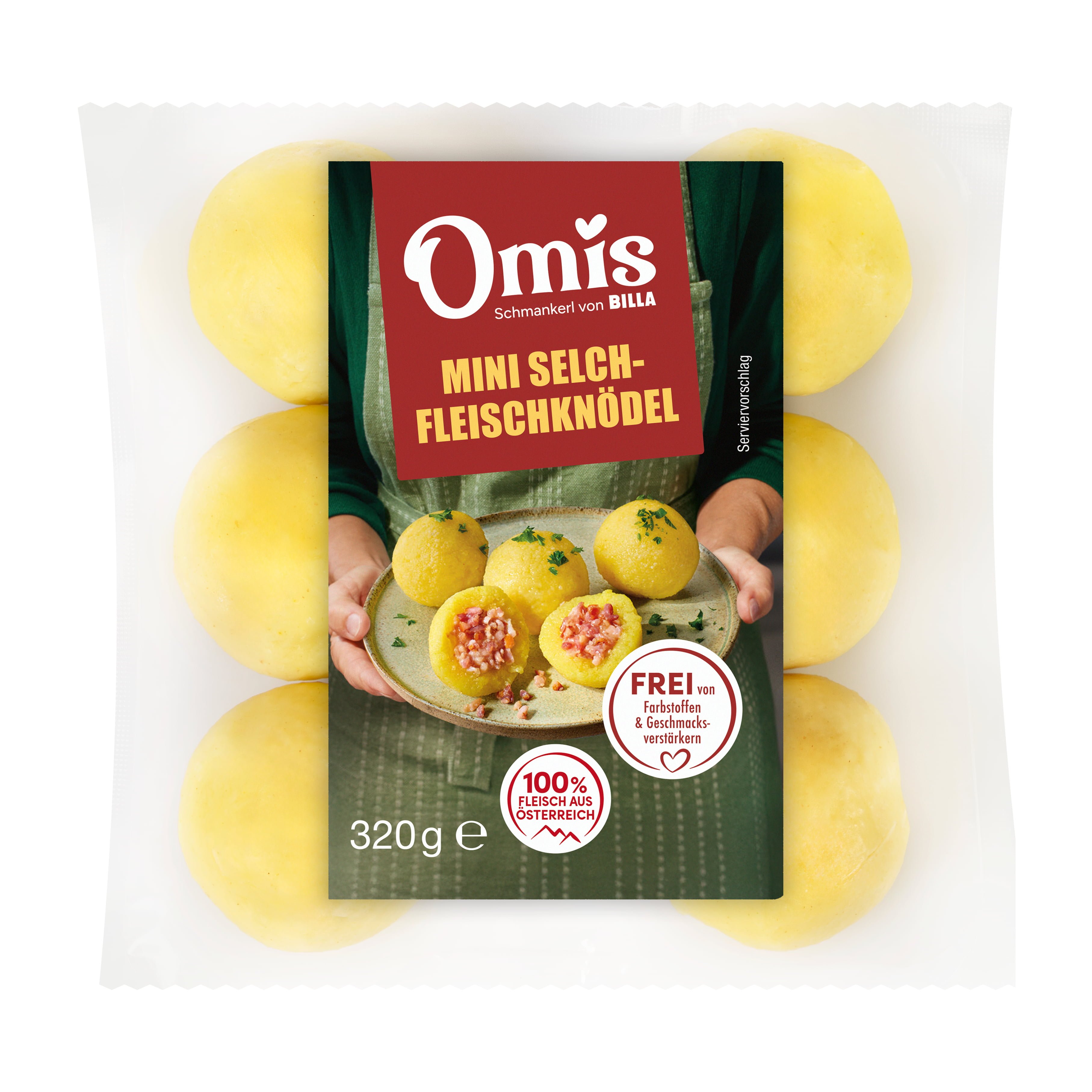 Omis Schmankerl Mini Selchfleischknödel