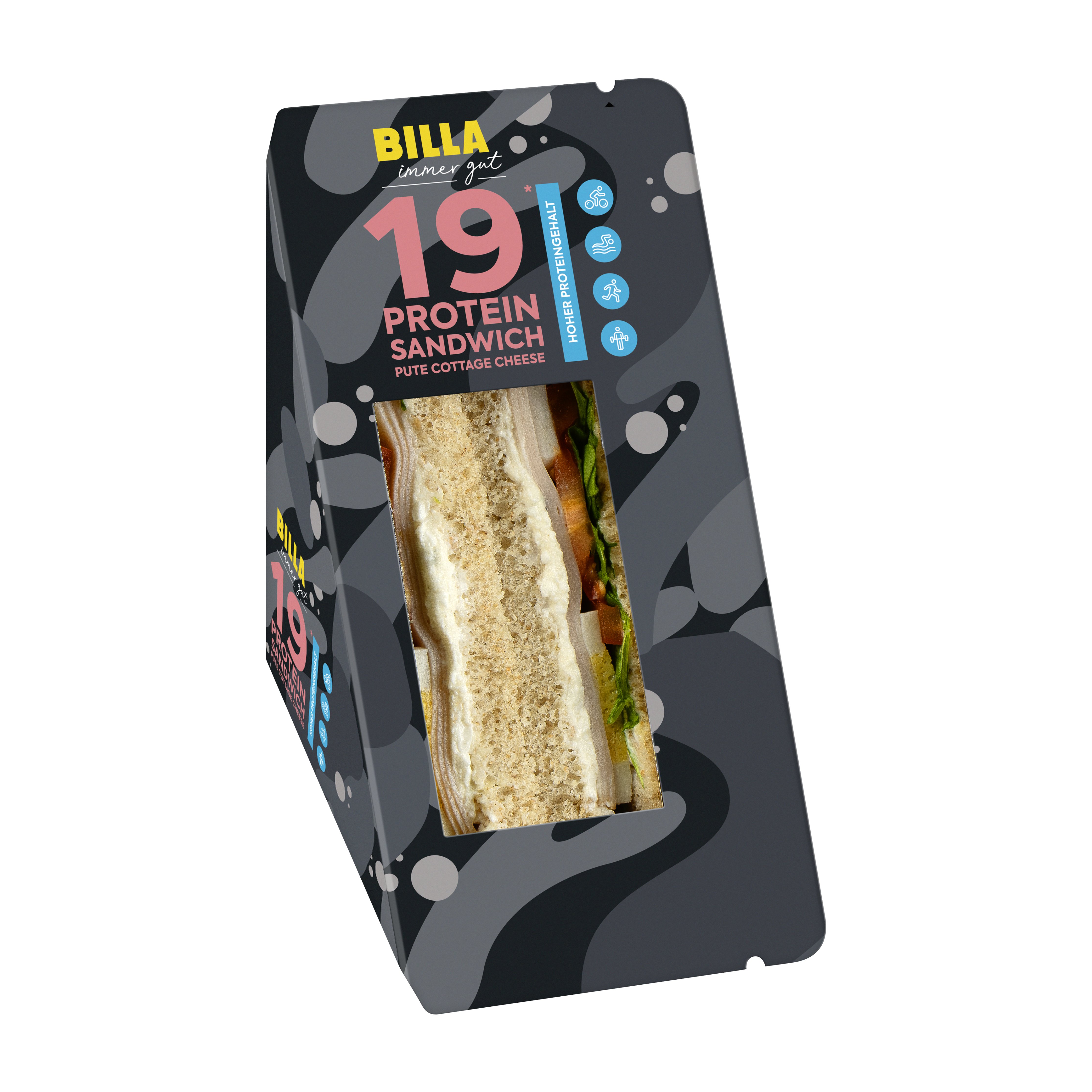 BILLA Sandwich Protein Pute Cottage Cheese