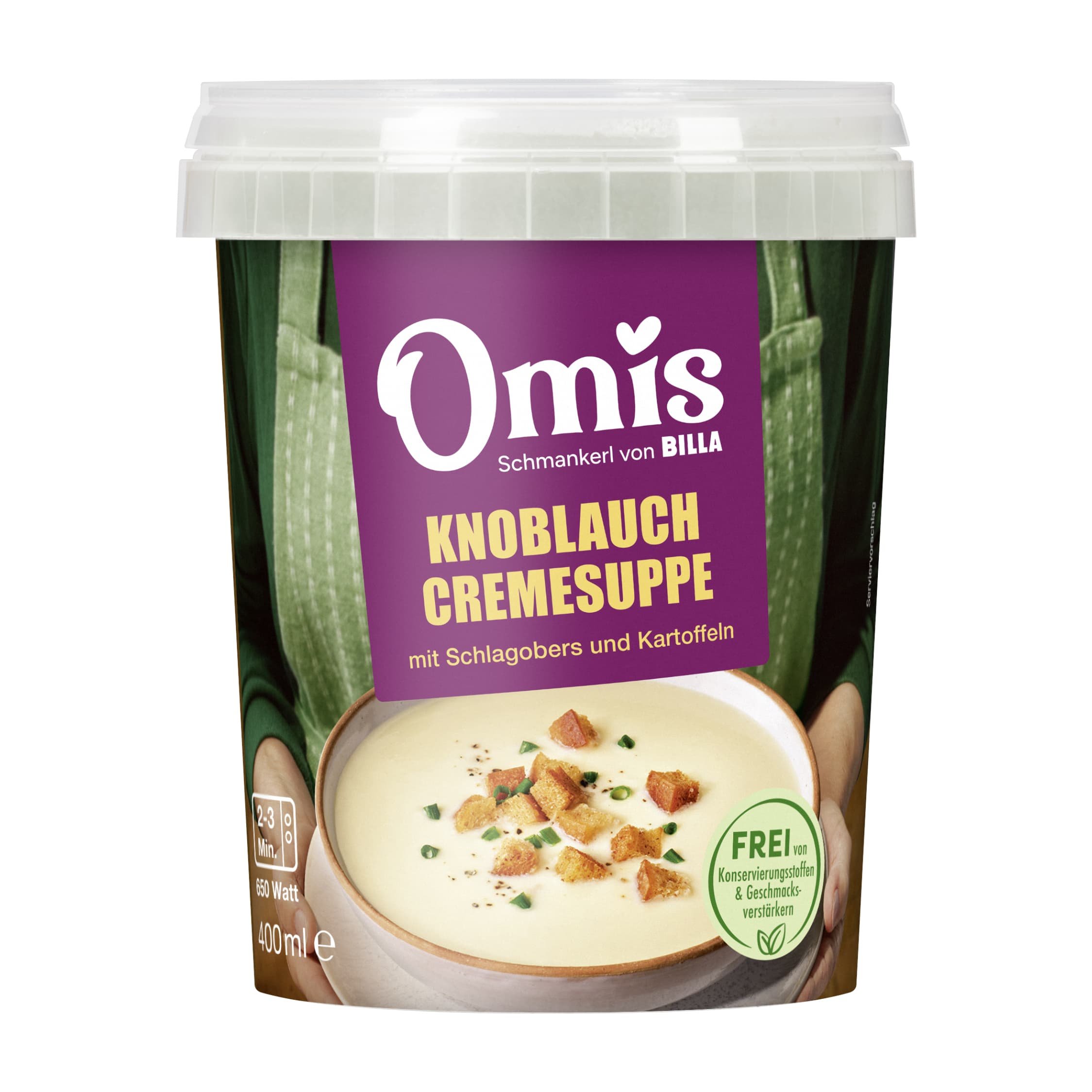 Omis Schmankerl Knoblauchcremesuppe