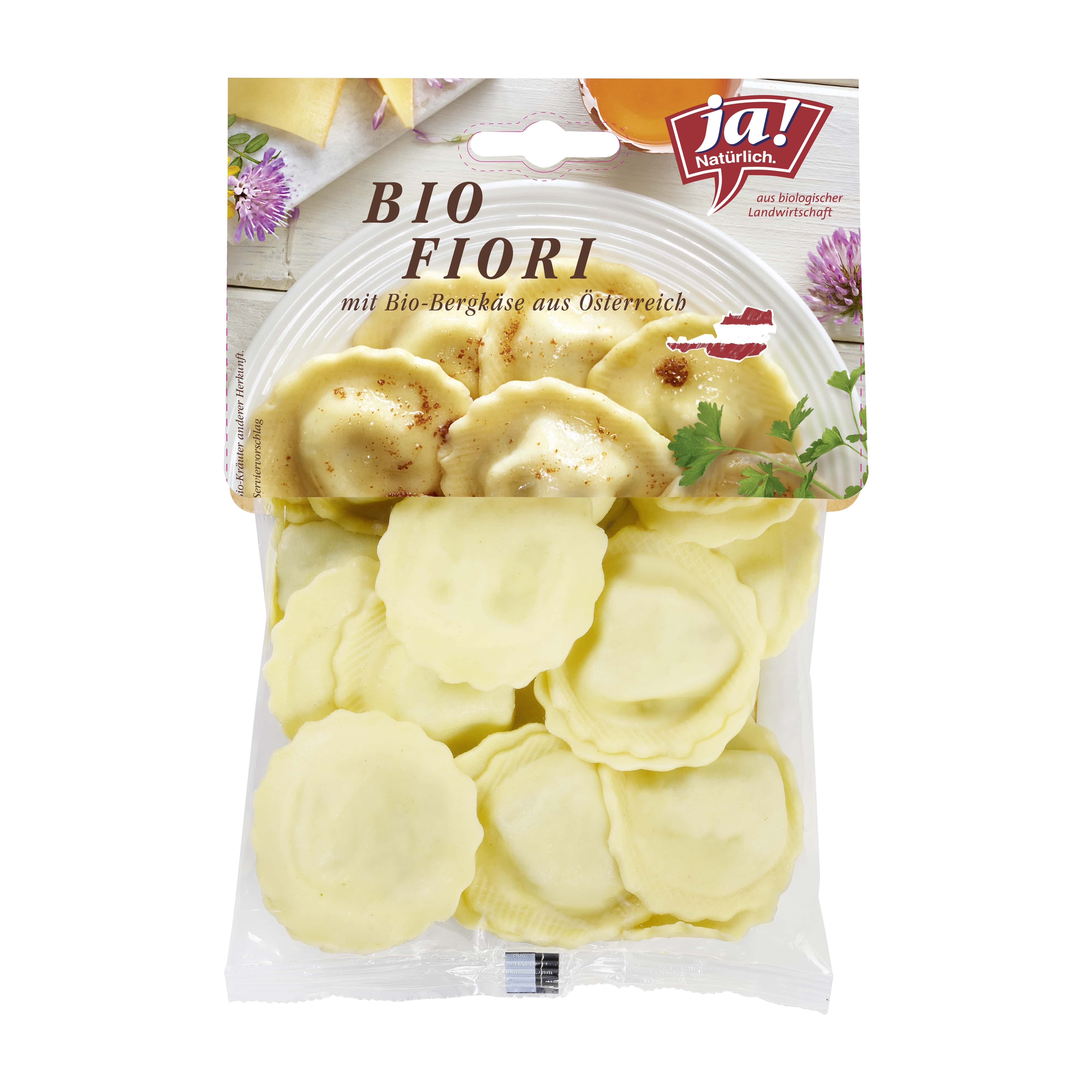 Ja! Natürlich Bio Fiori mit Bergkäse