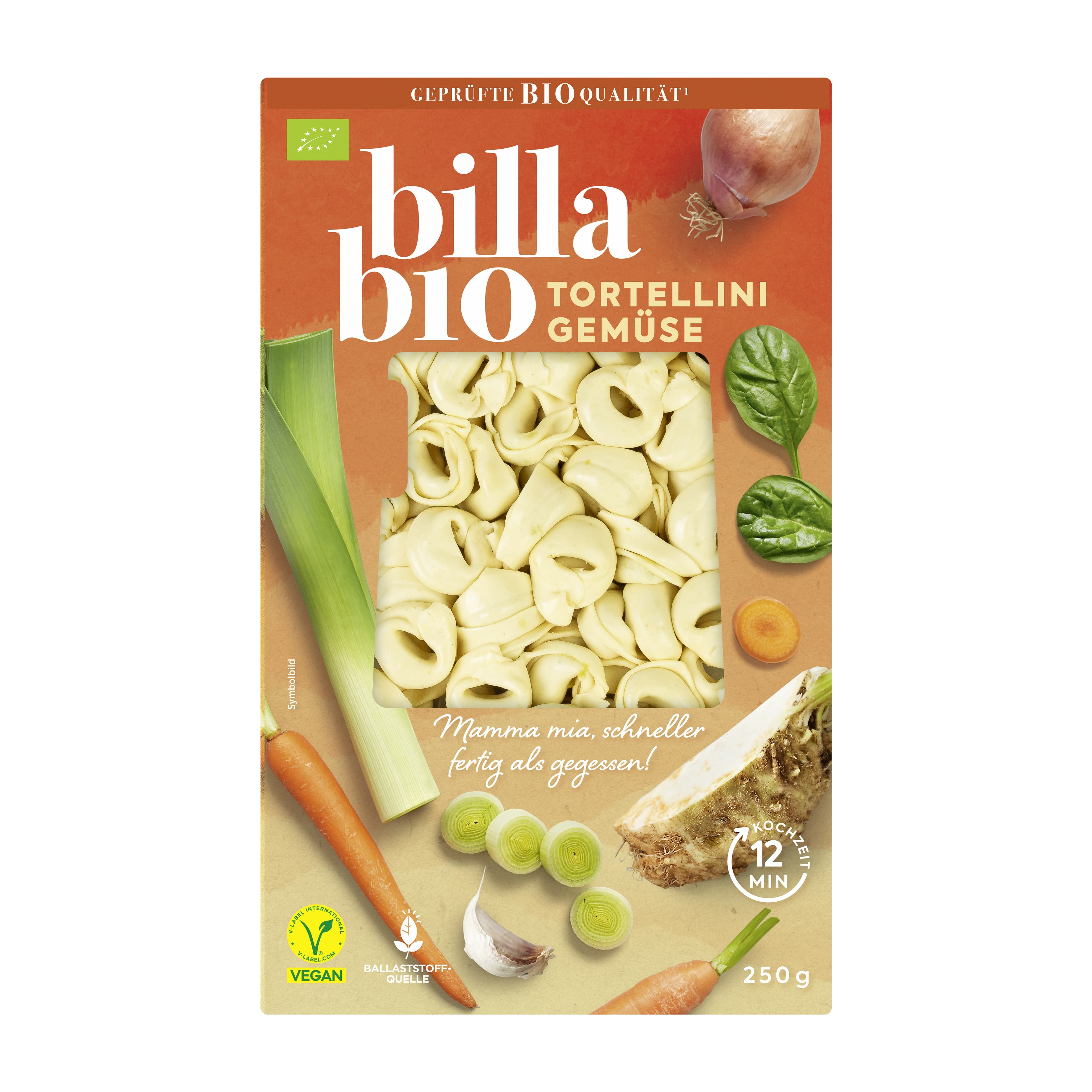 BILLA Bio Tortellini Gemüse