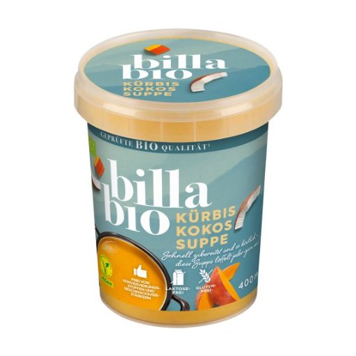 BILLA Bio Kürbis-Kokos-Suppe