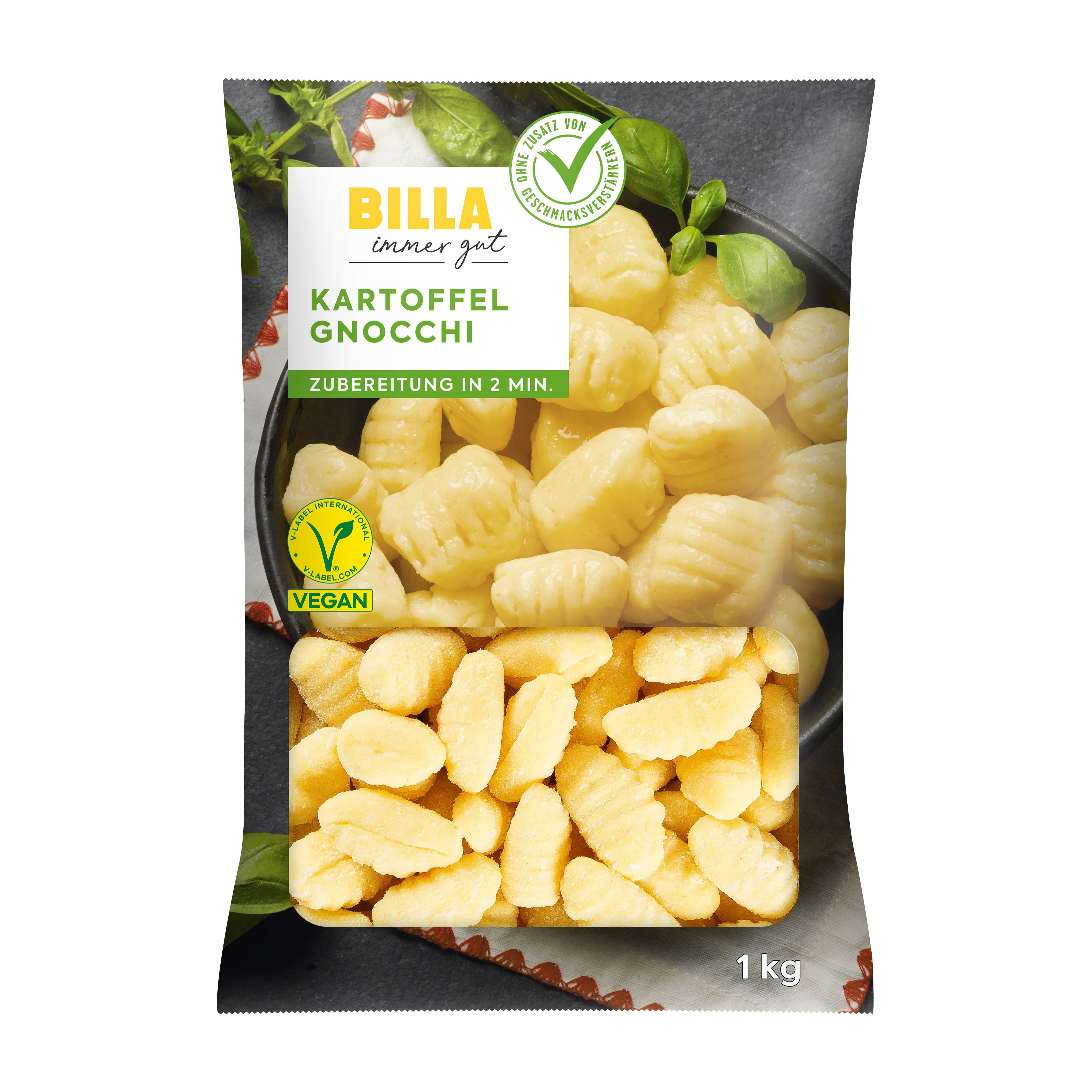 BILLA Gnocchi vegan