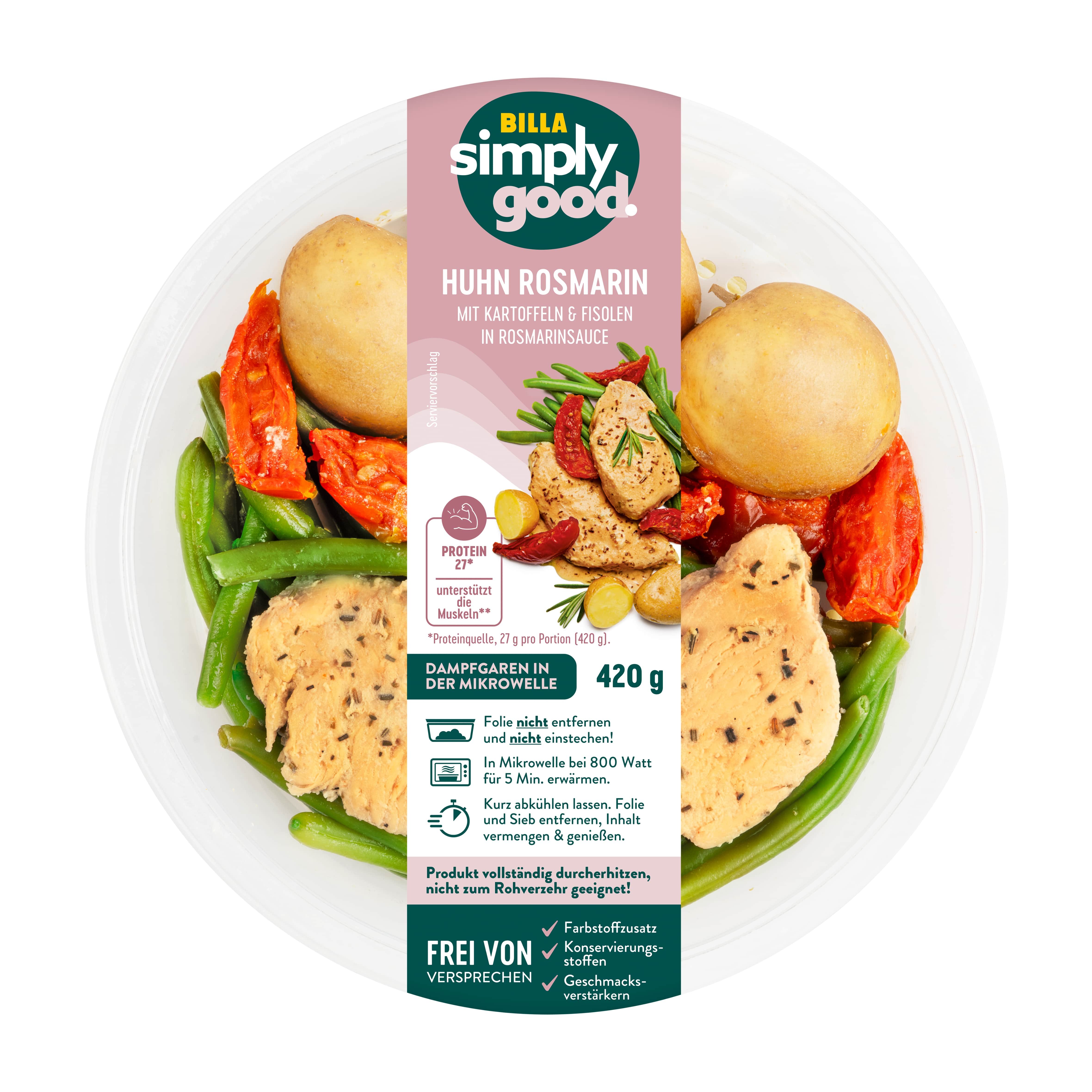 Simply Good Huhn Rosmarin mit Kartoffeln