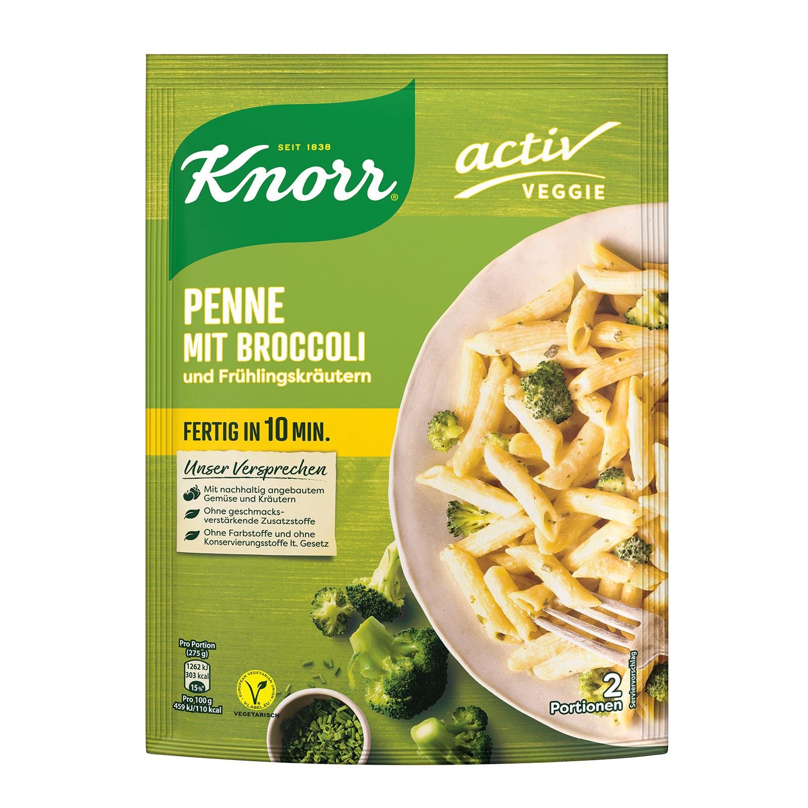Knorr Veggie Penne mit Broccoli