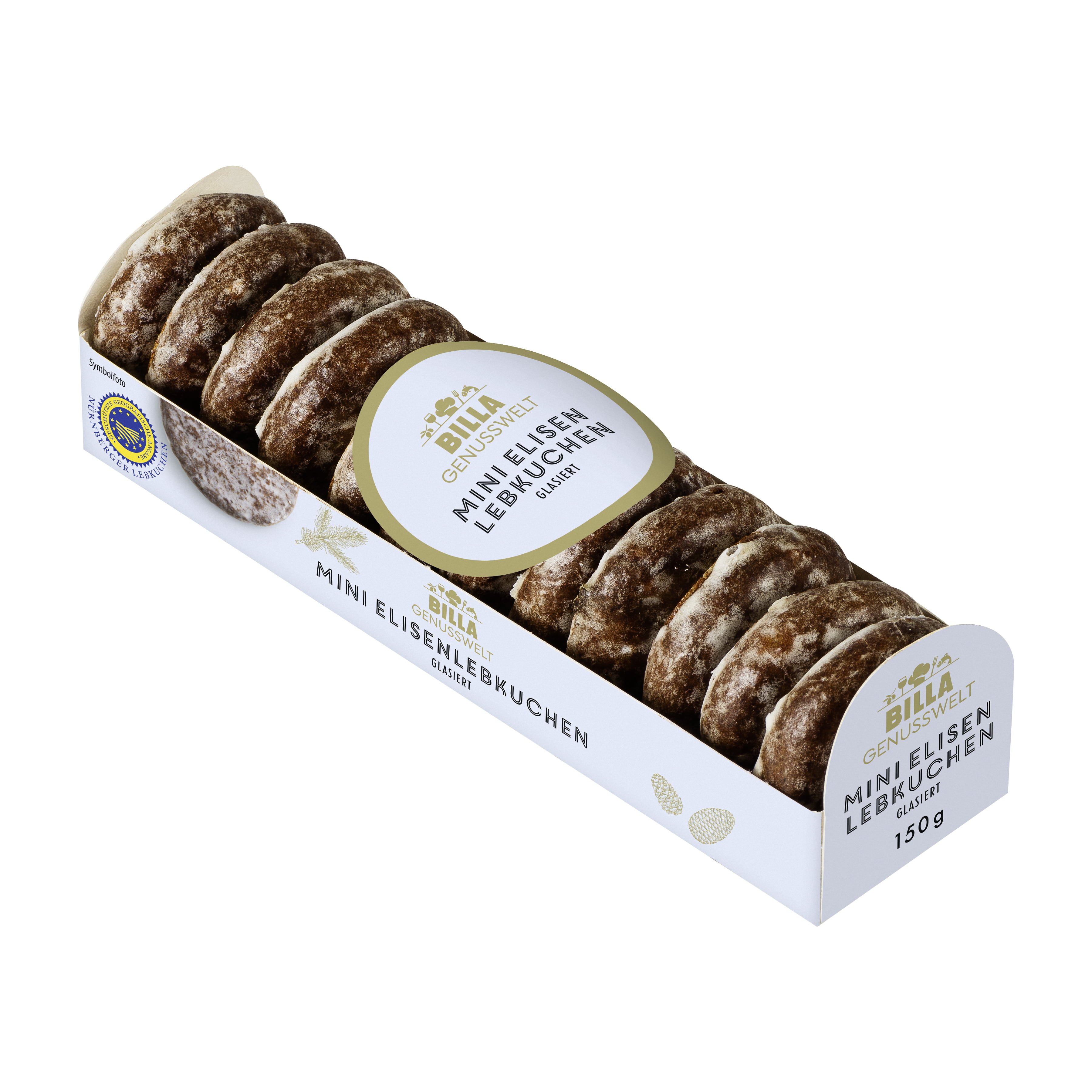 BILLA Genusswelt Mini Elisenlebkuchen Glasiert