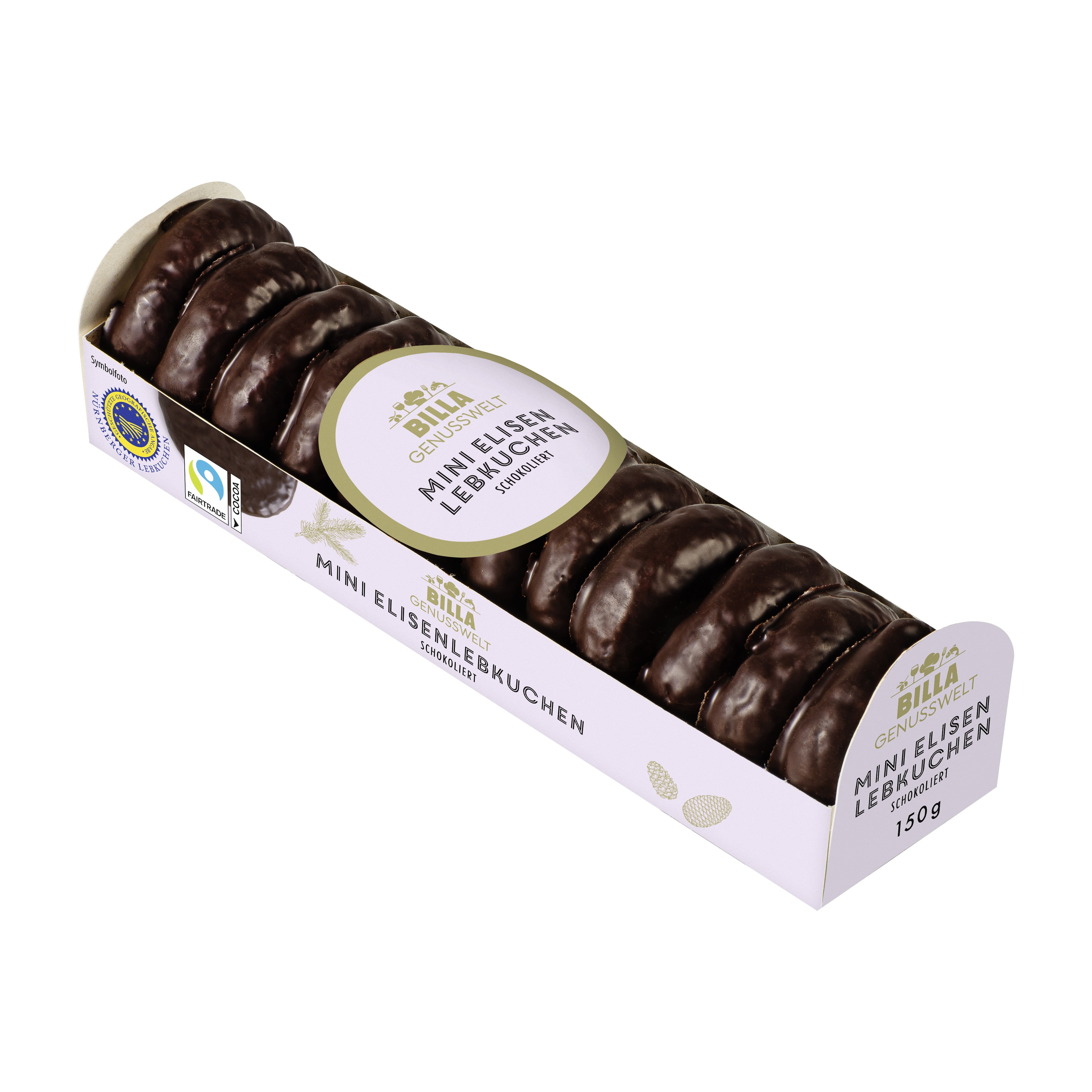 BILLA Genusswelt Mini Elisenlebkuchen Schokoliert