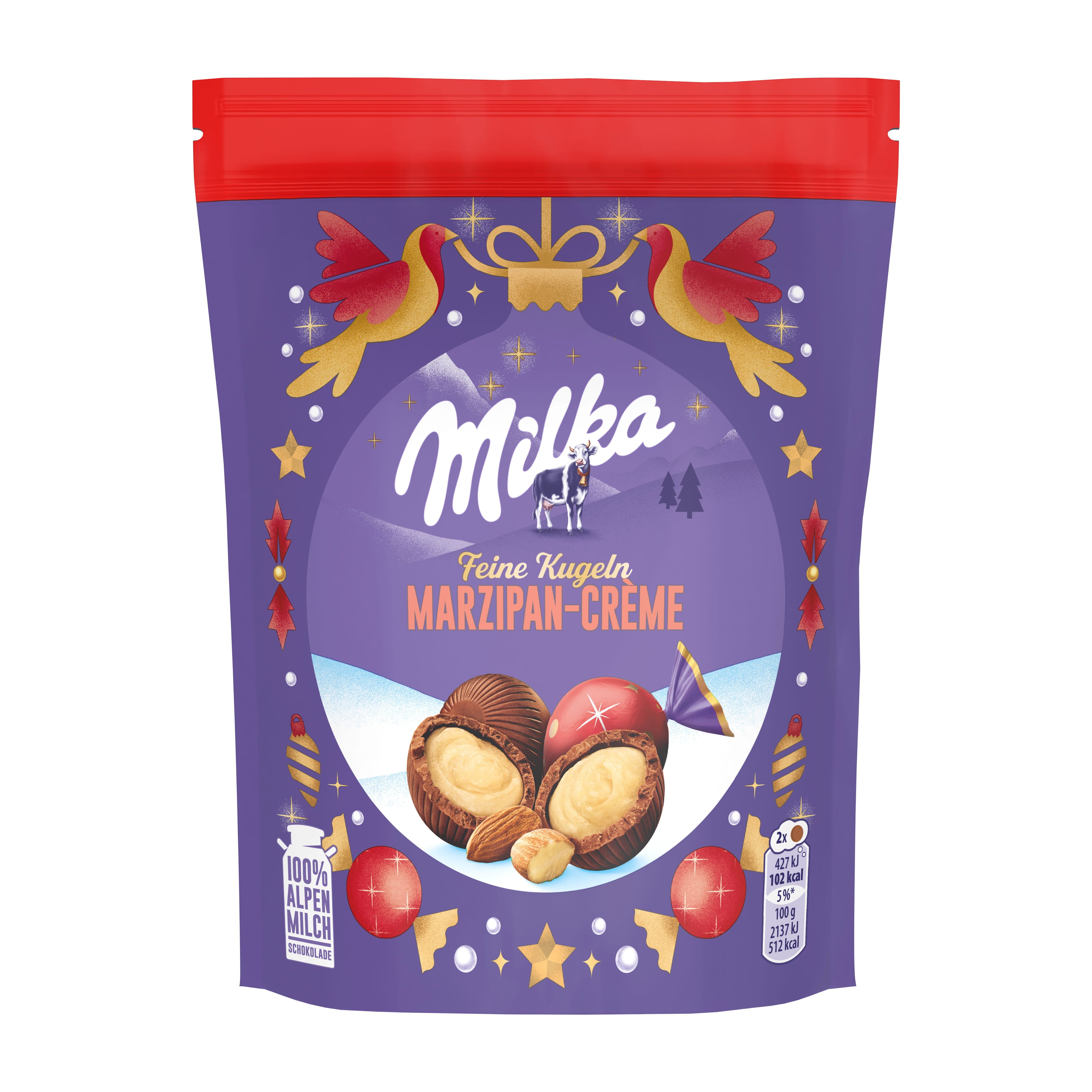 Milka Feine Kugeln Marzipan Créme