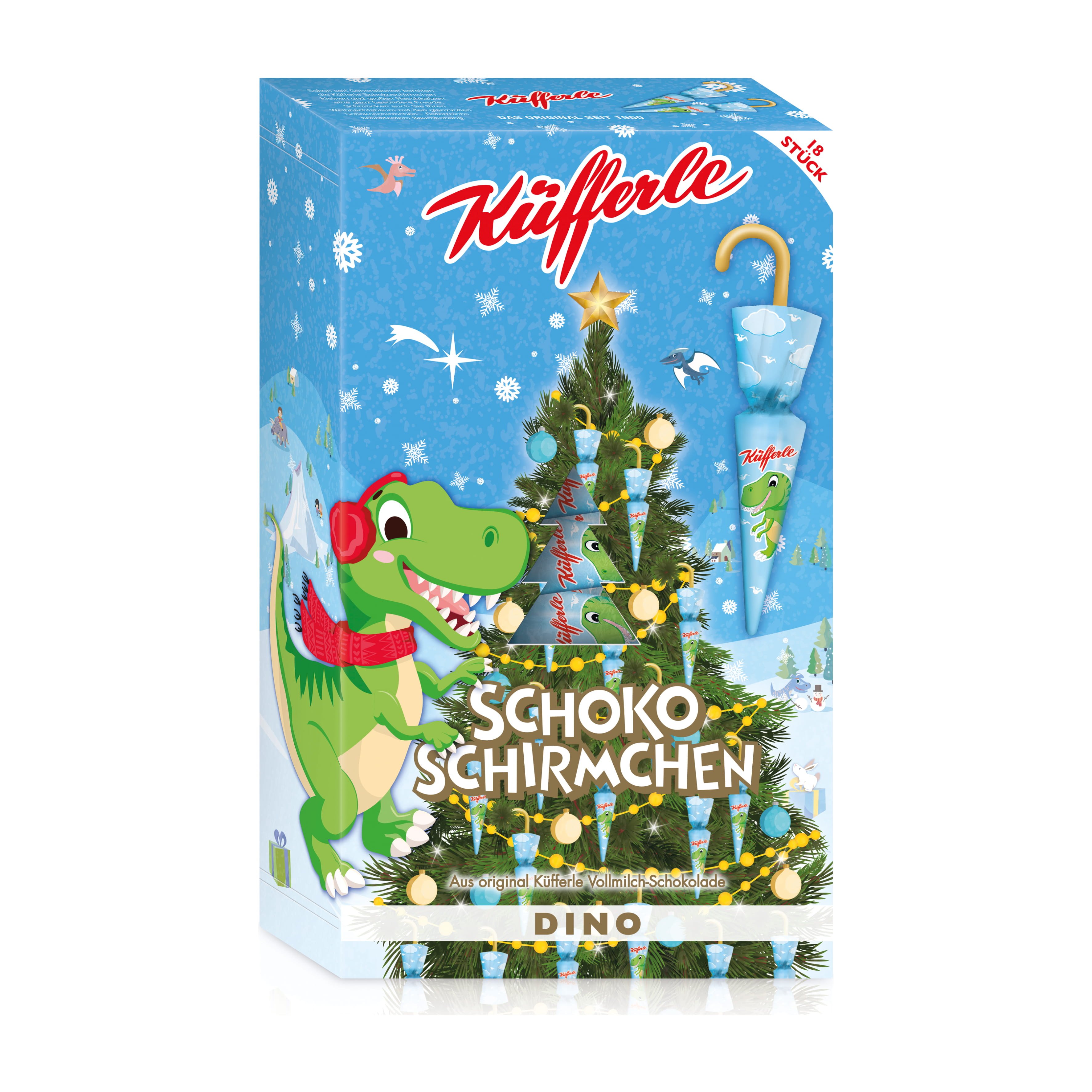 Küfferle Schirmchen Dino 18er
