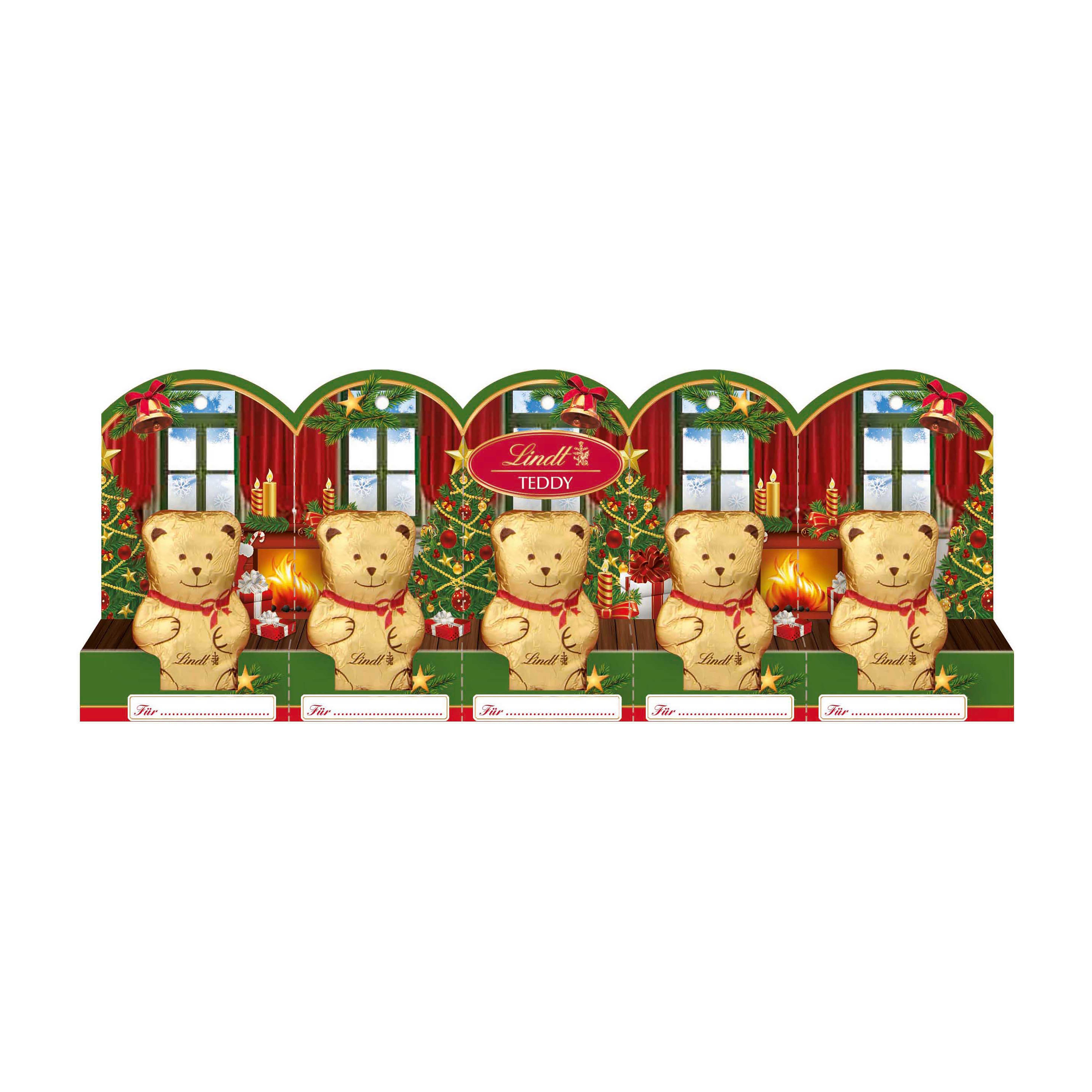 Lindt Weihnachtsteddy 5er