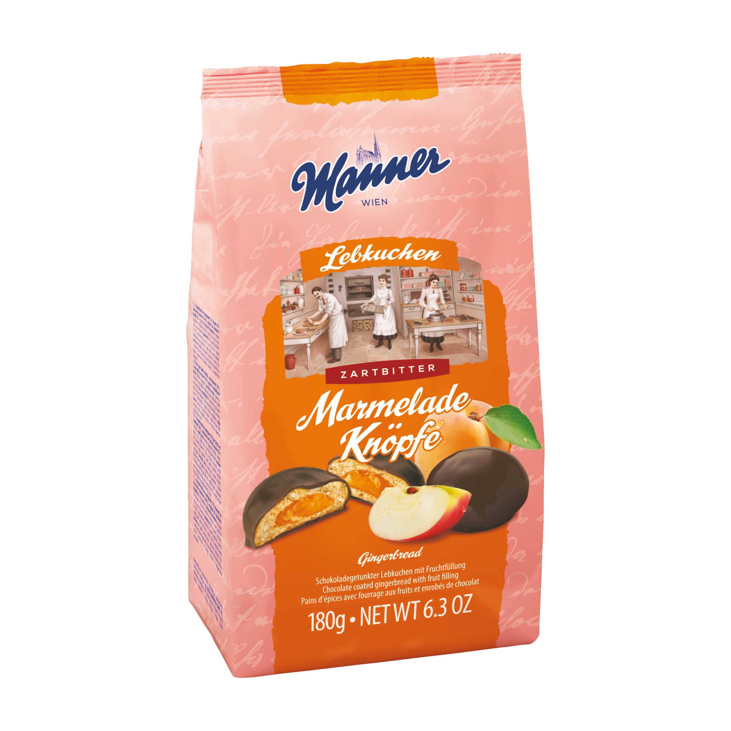 Manner Marmelade Knöpfe Vegan