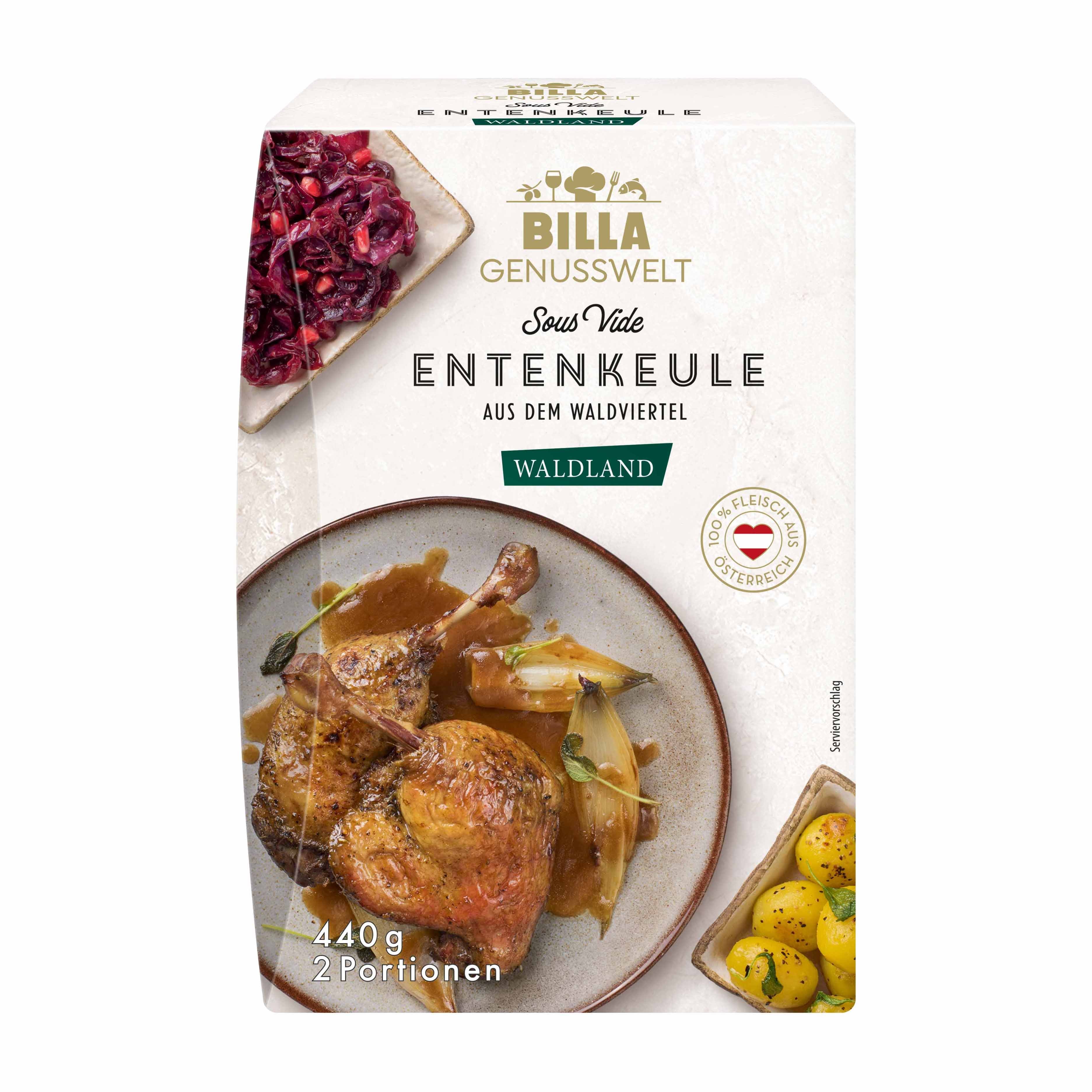 BILLA Genusswelt Entenkeule sous vide