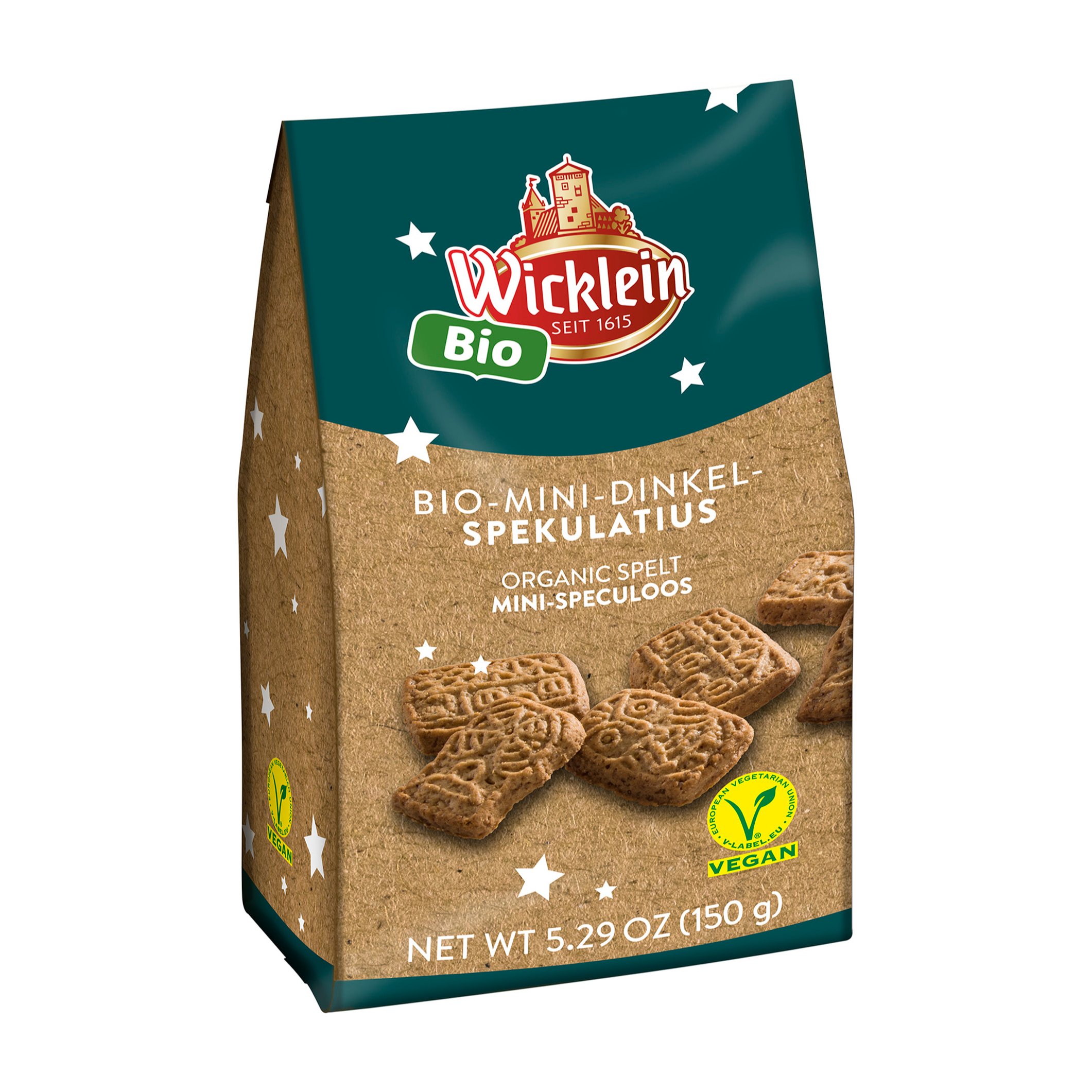 Bio Mini Dinkel Spekulatius Vegan