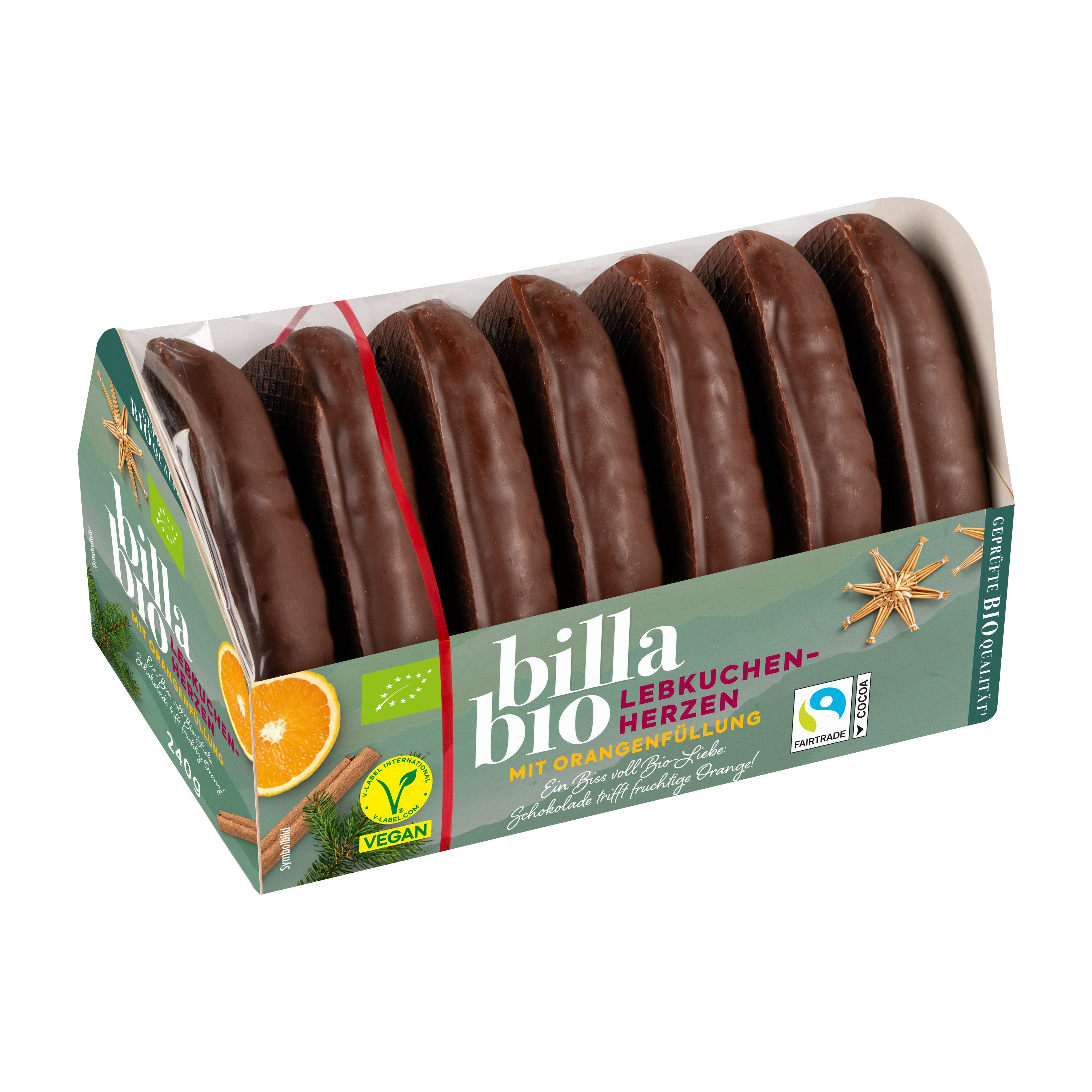 Billa Bio Lebkuchen Herzen Vegan