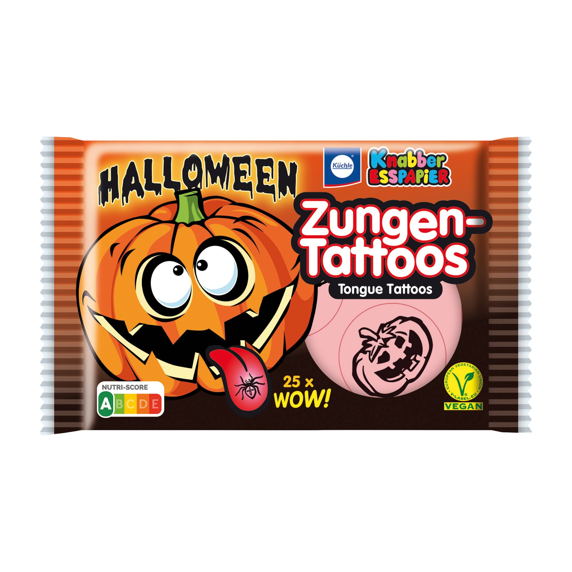 Küchle Esspapier Zungentattoos Vegan