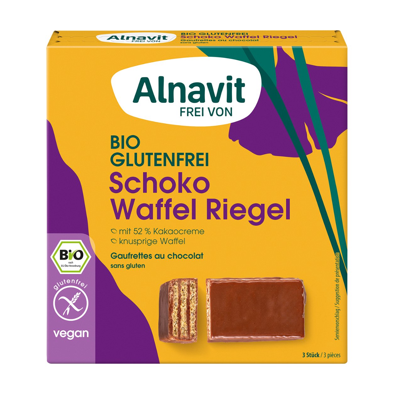 Alnavit Schoko Waffel Riegel