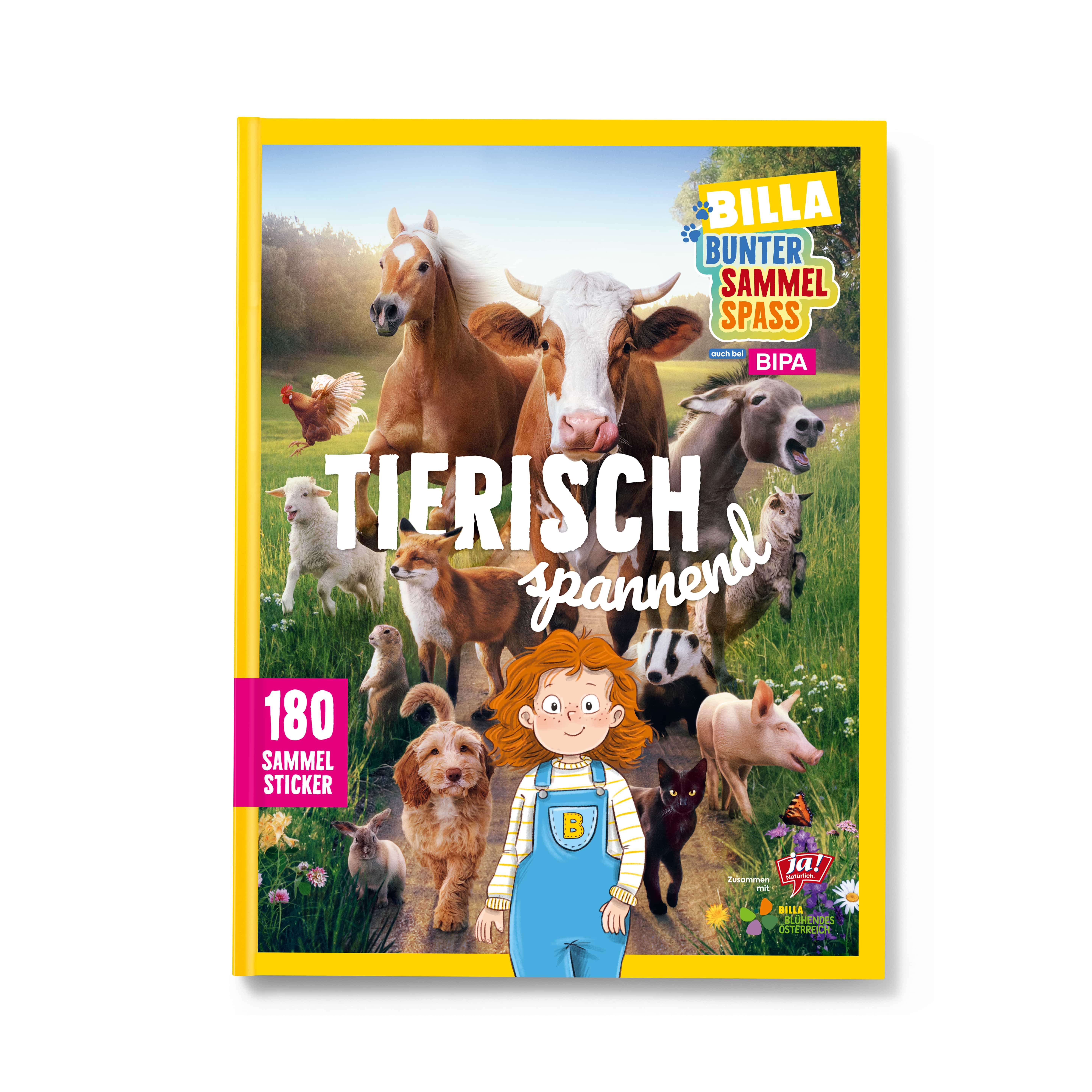 Stickeralbum 'Tierisch spannend'