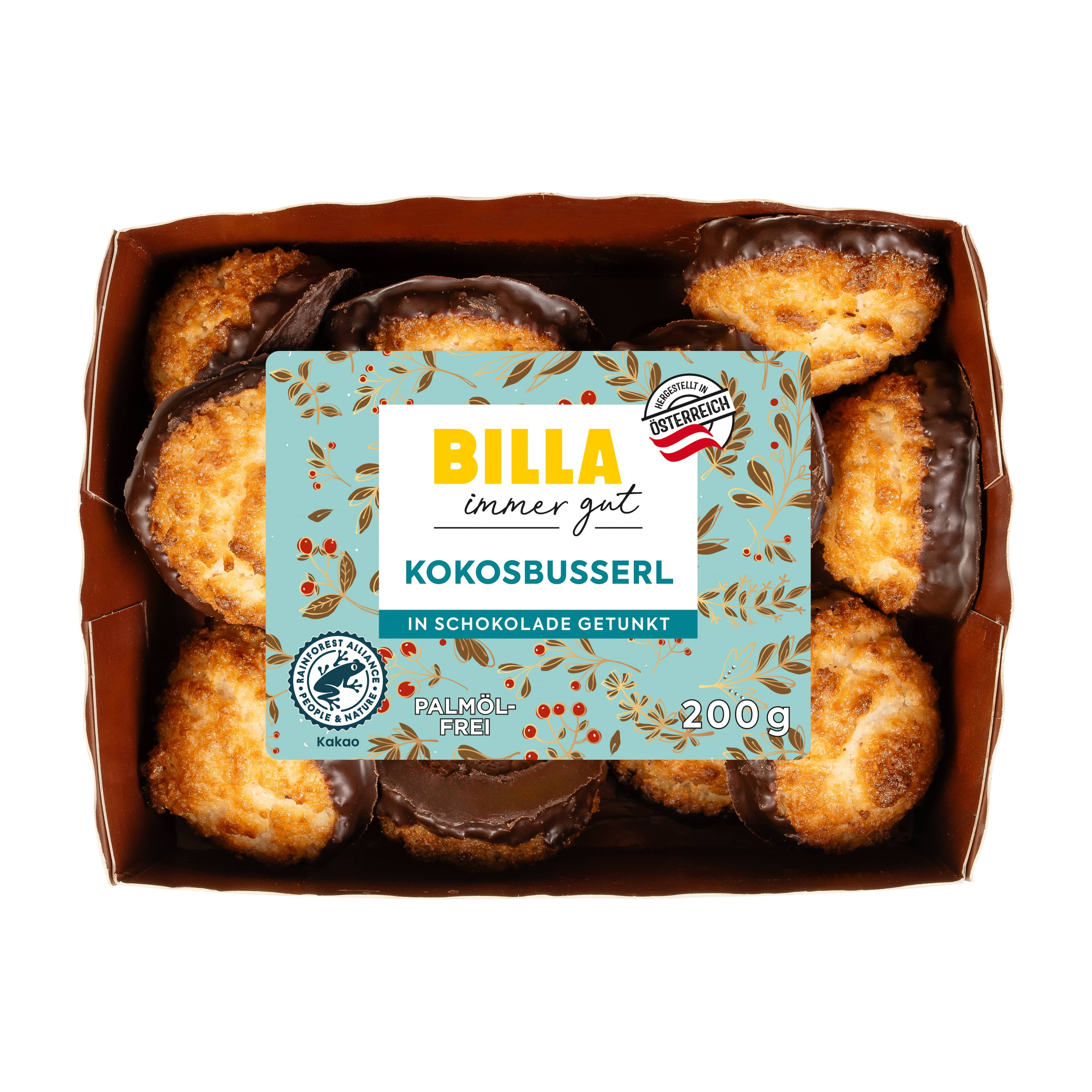 BILLA Kokosbusserl getunkt