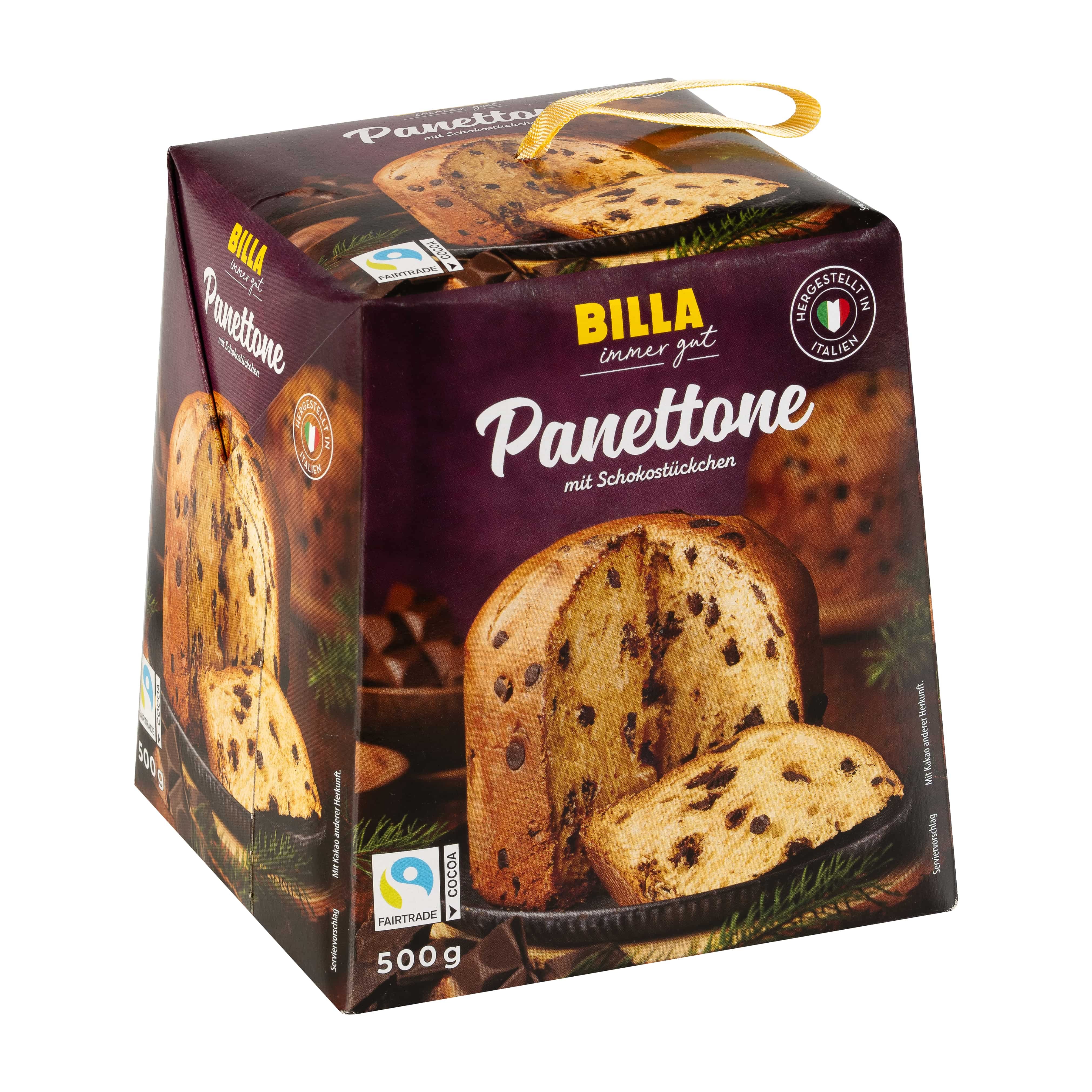 BILLA Panettone mit Schokostückchen