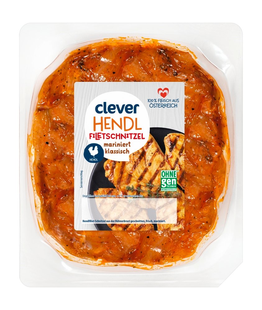 Clever Hühnerfiletschnitzel mariniert