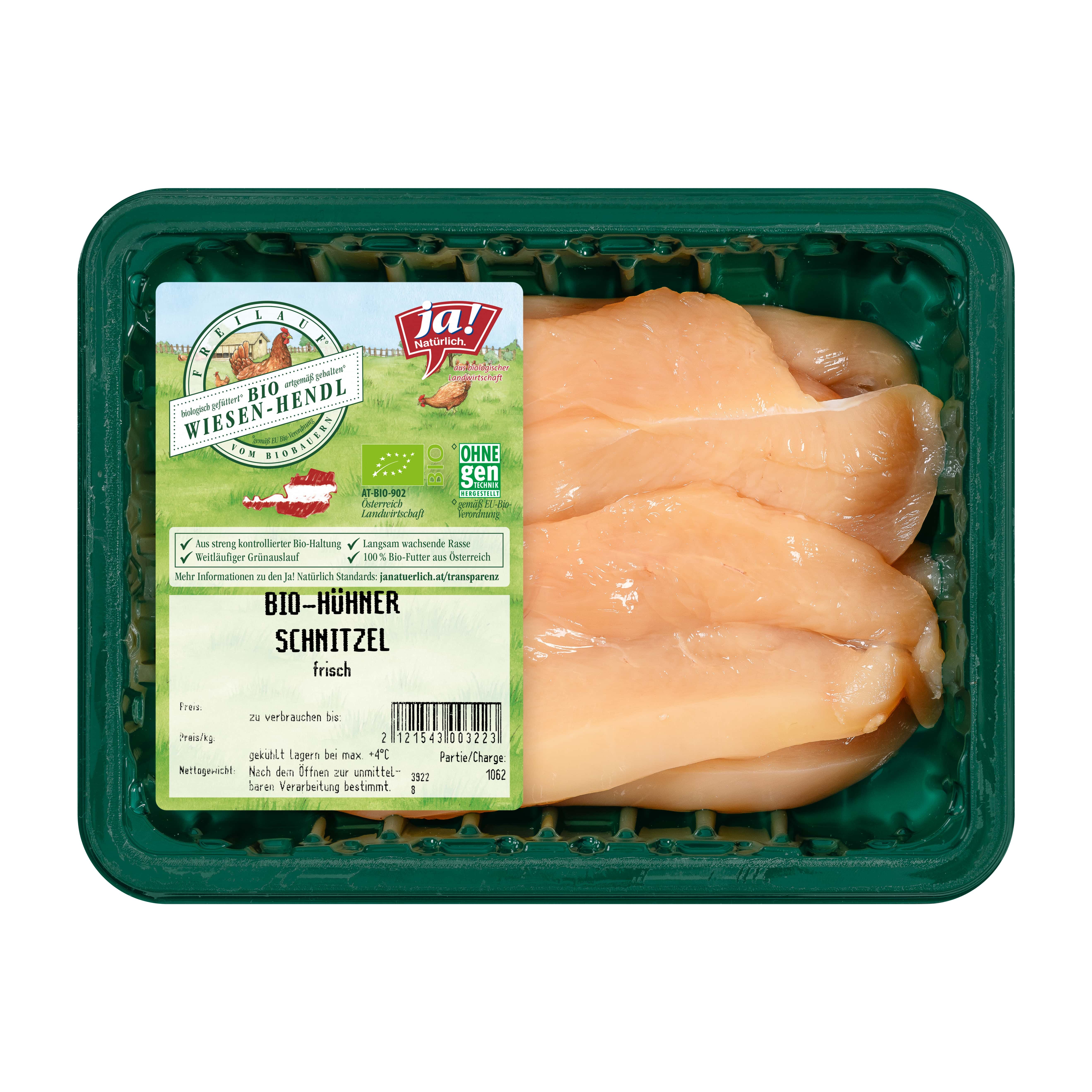 Ja! Natürlich Hühner-Schnitzel