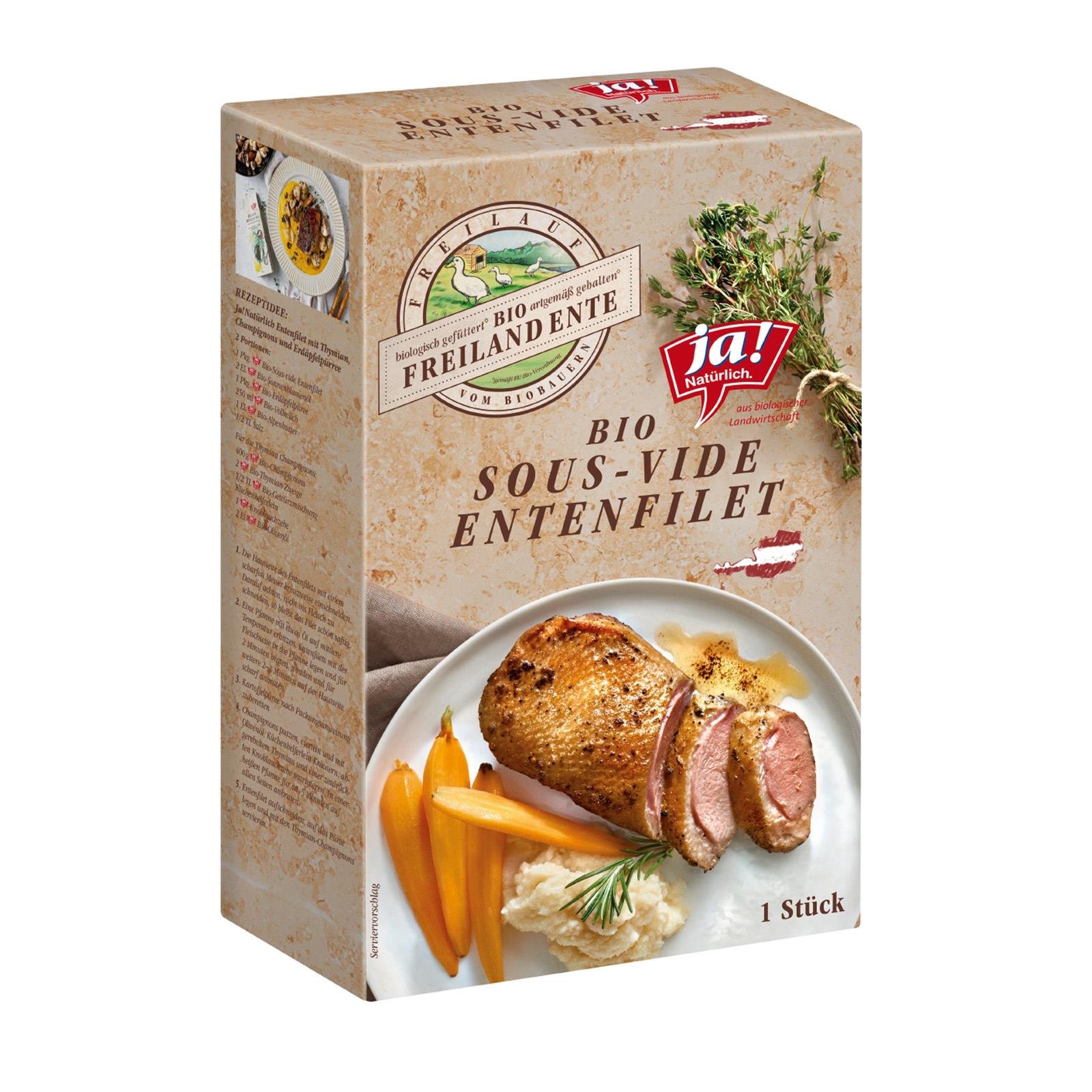 Ja! Natürlich Entenfilet Sous-Vide