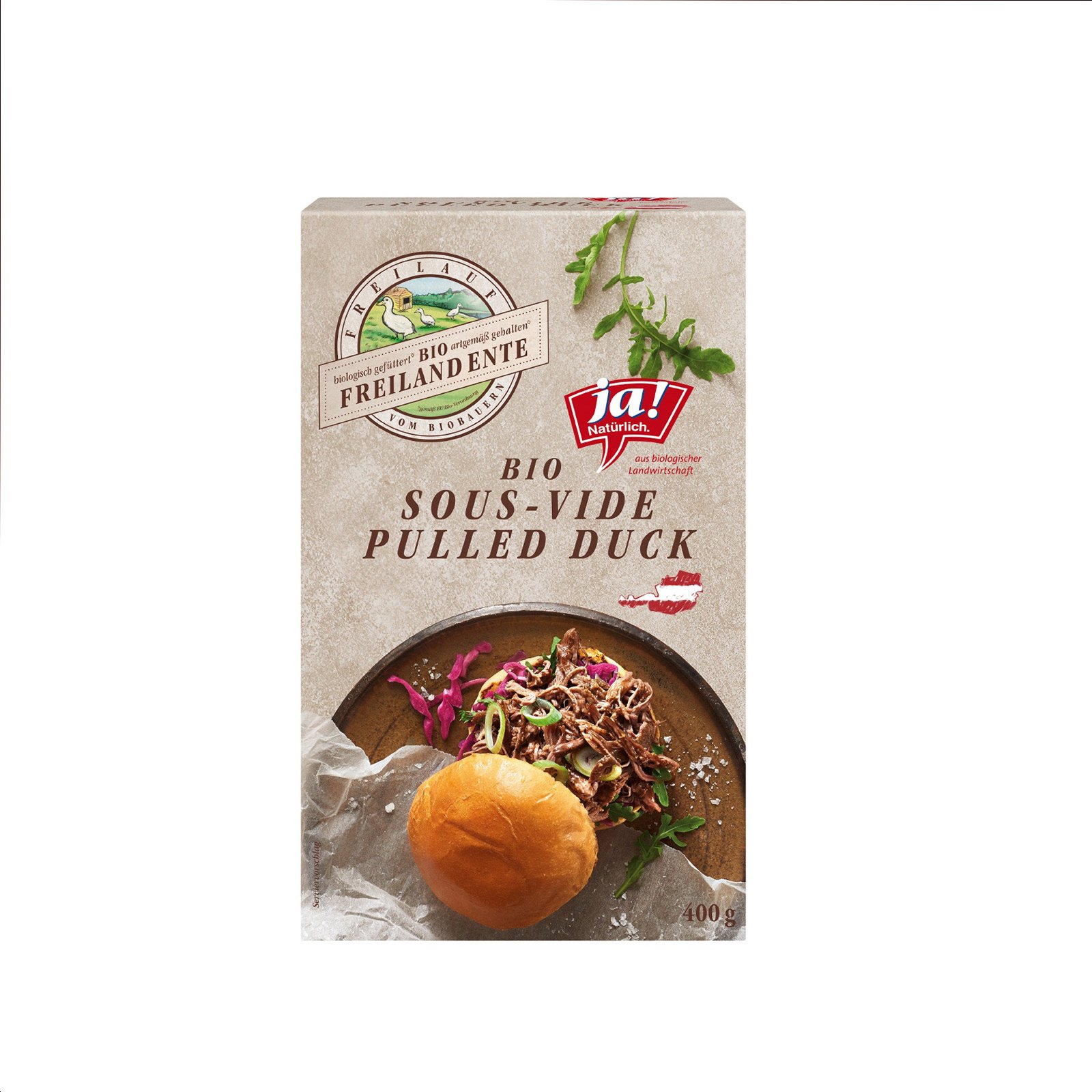 Ja! Natürlich Sous Vide Pulled Duck