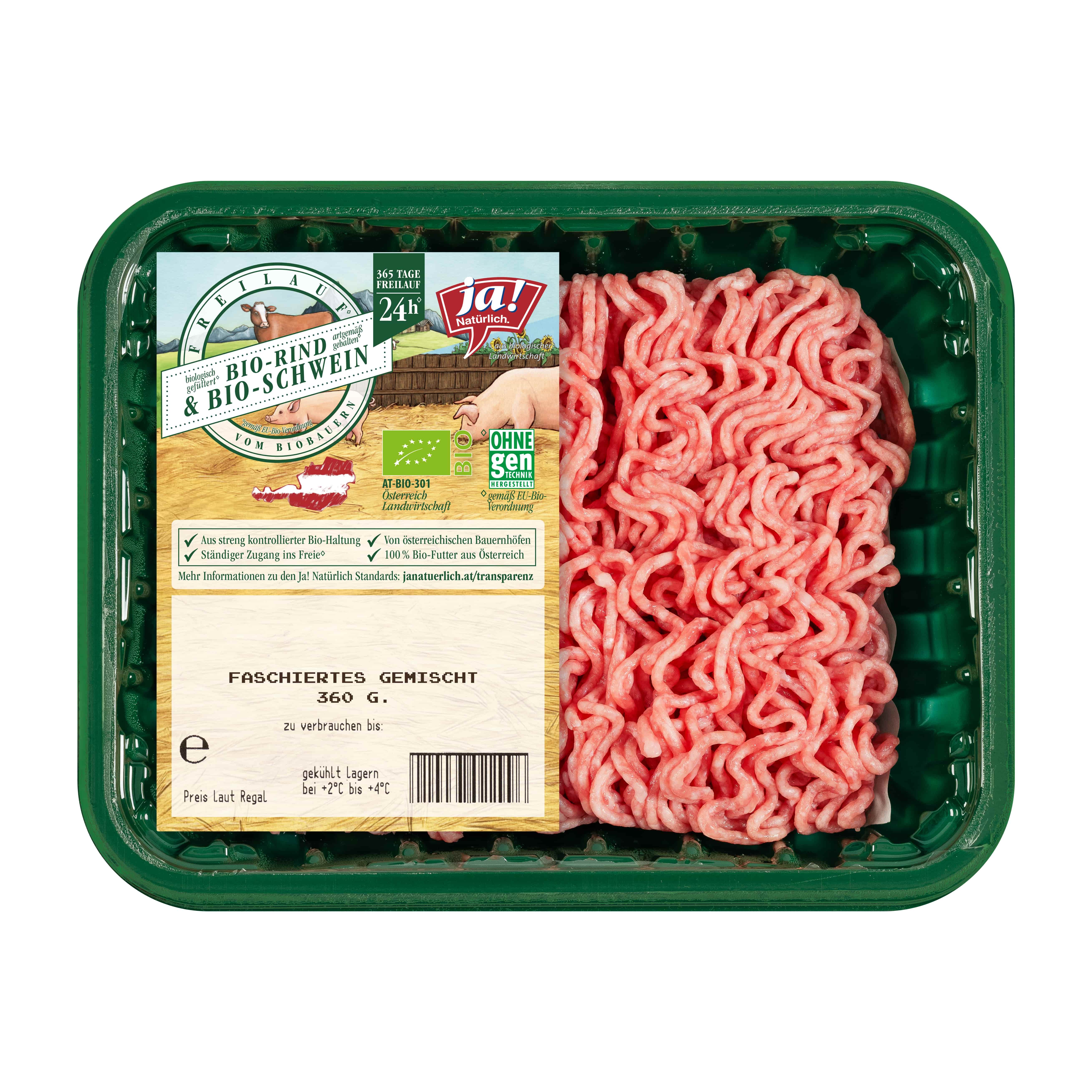Ja! Natürlich gemischtes Faschiertes