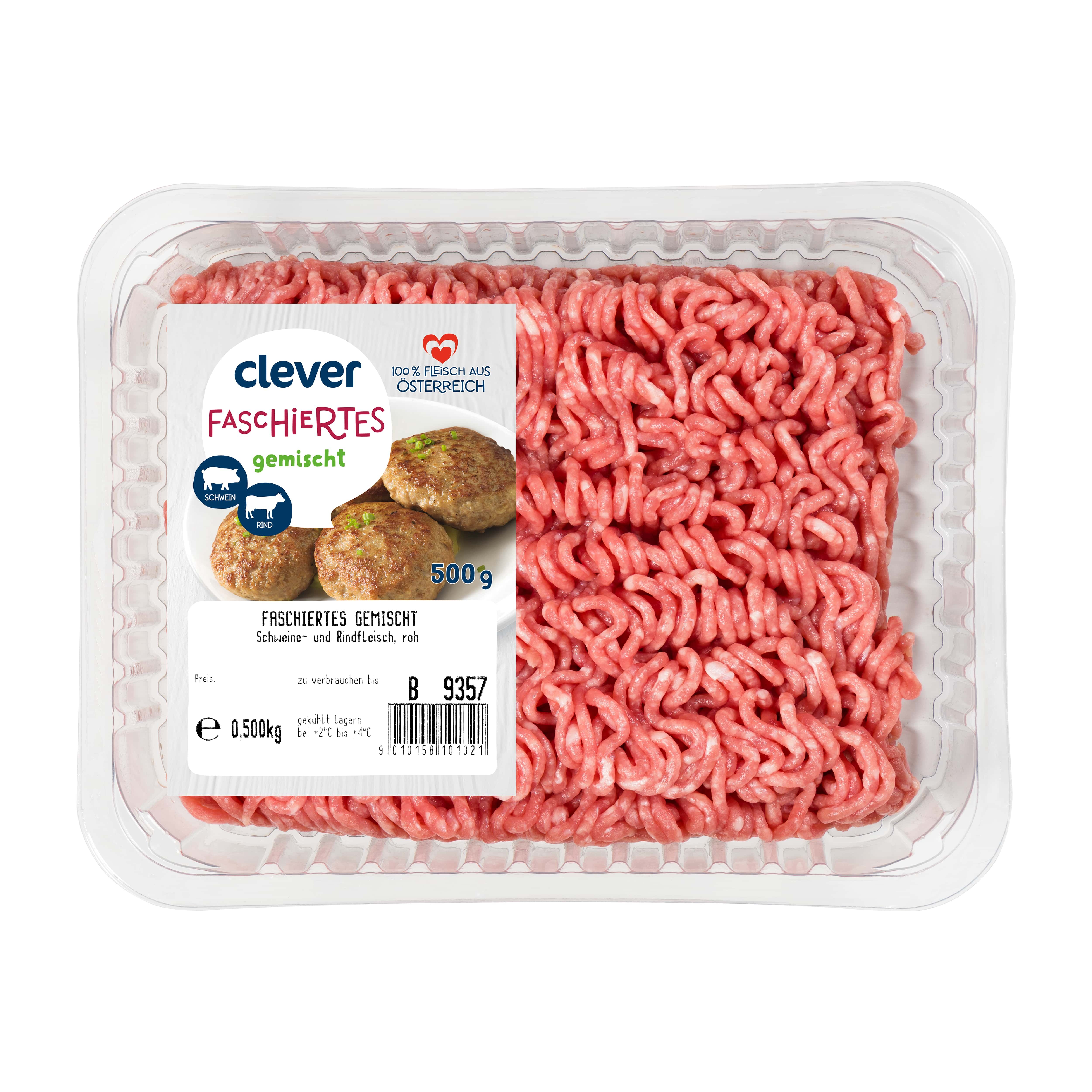 Clever Faschiertes gemischt