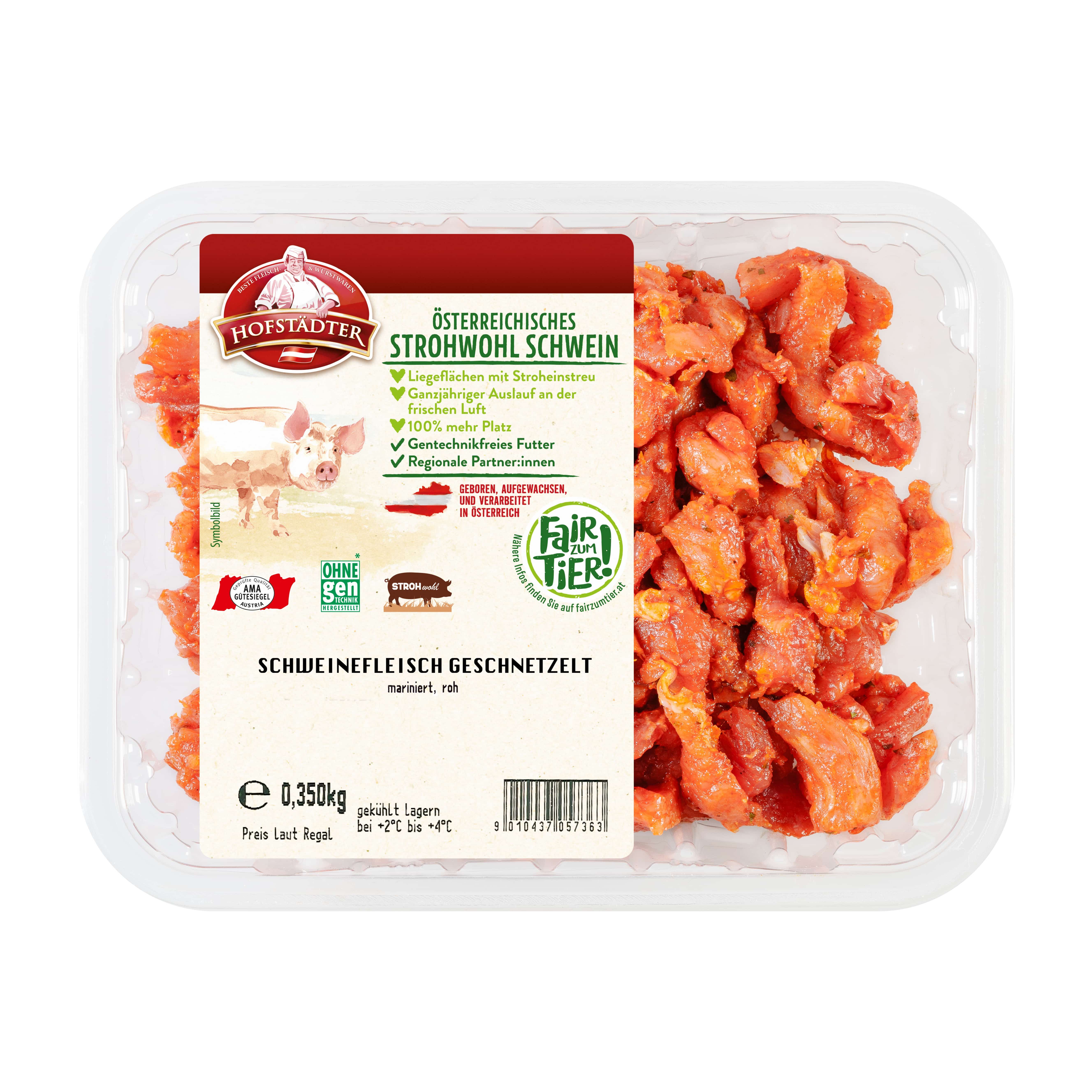 Hofstädter Fair zum Tier Schweine-Geschnetzeltes gewürzt