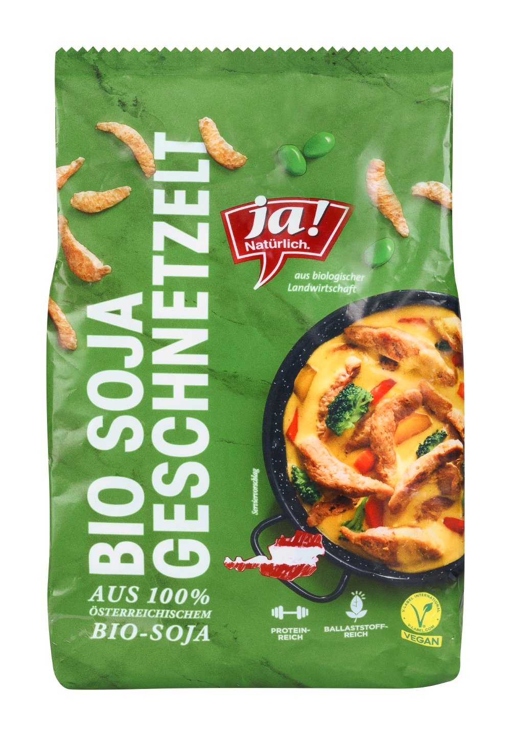 Ja! Natürlich Soja Geschnetzelts