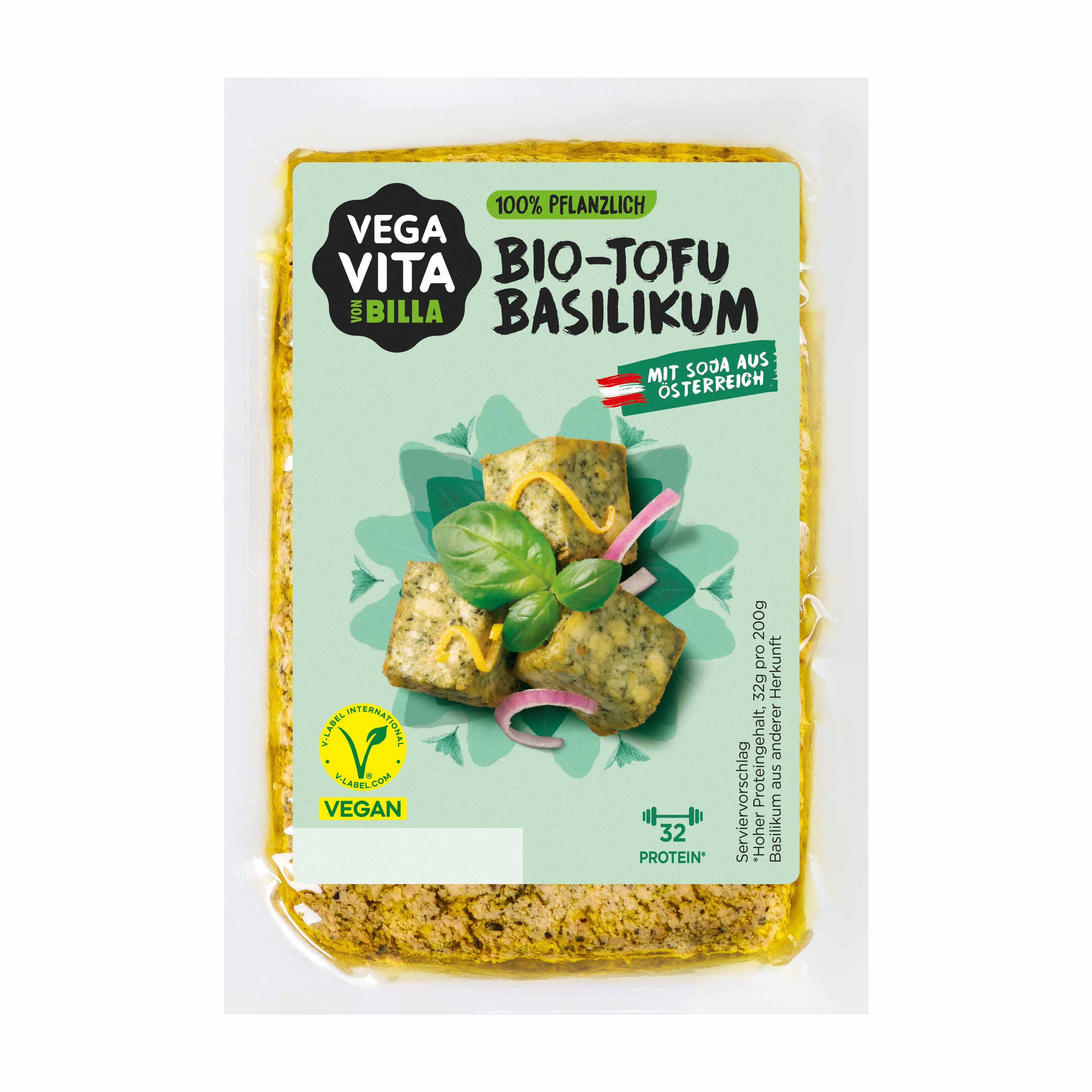 Vegavita Bio Tofu Basilikum
