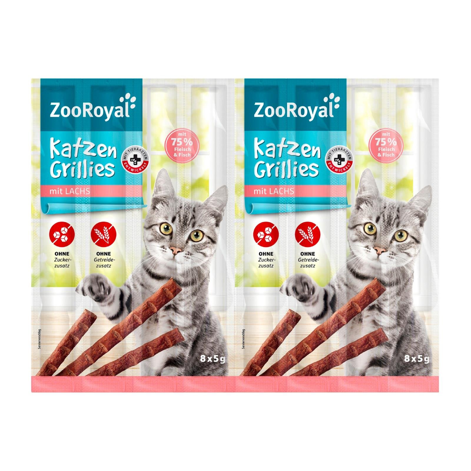 ZooRoyal Grillies mit Lachs