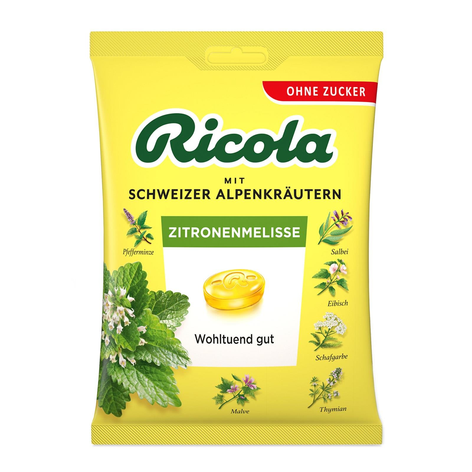 Ricola Zitronenmelisse zuckerfrei