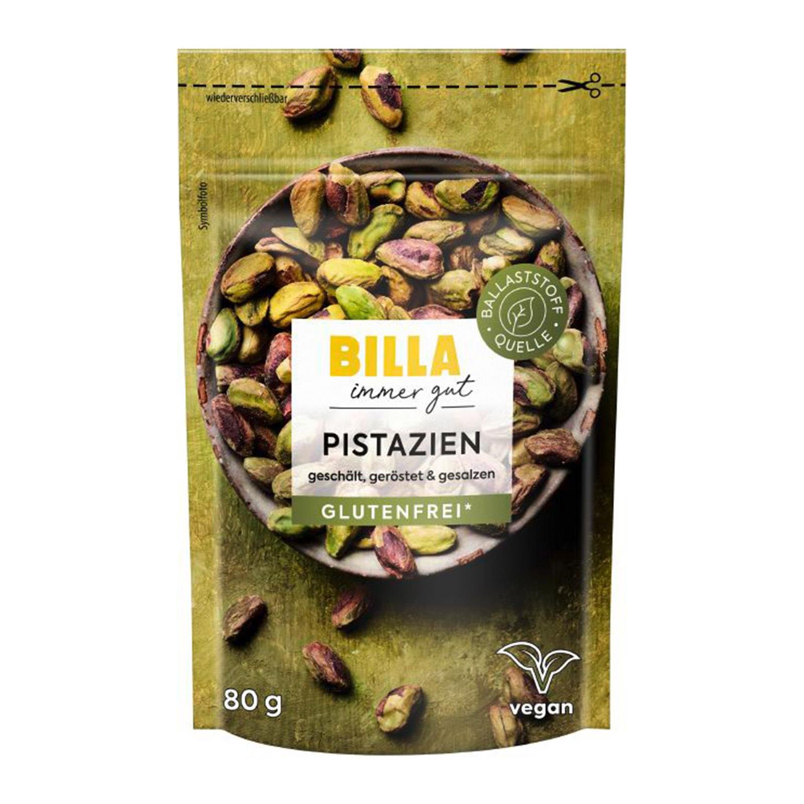BILLA Pistazien geröstet & gesalzen