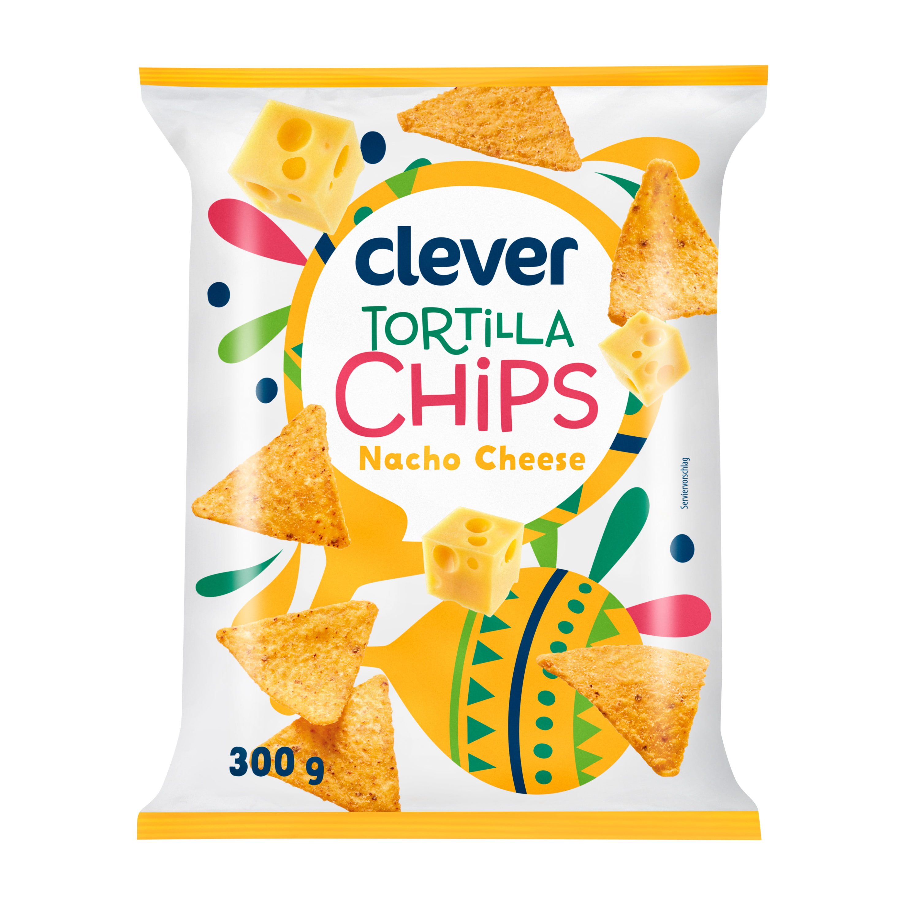 Clever Tortilla Chips Nacho Cheese
