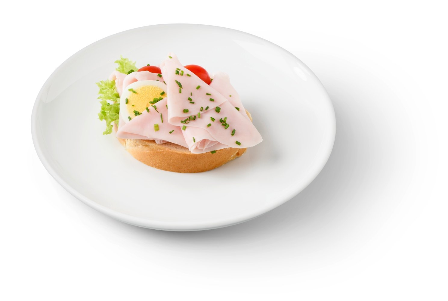Sandwich-Brötchen mit Putenbrust