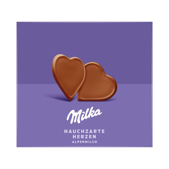 Milka Hauchzarte Herzen Alpenmilch