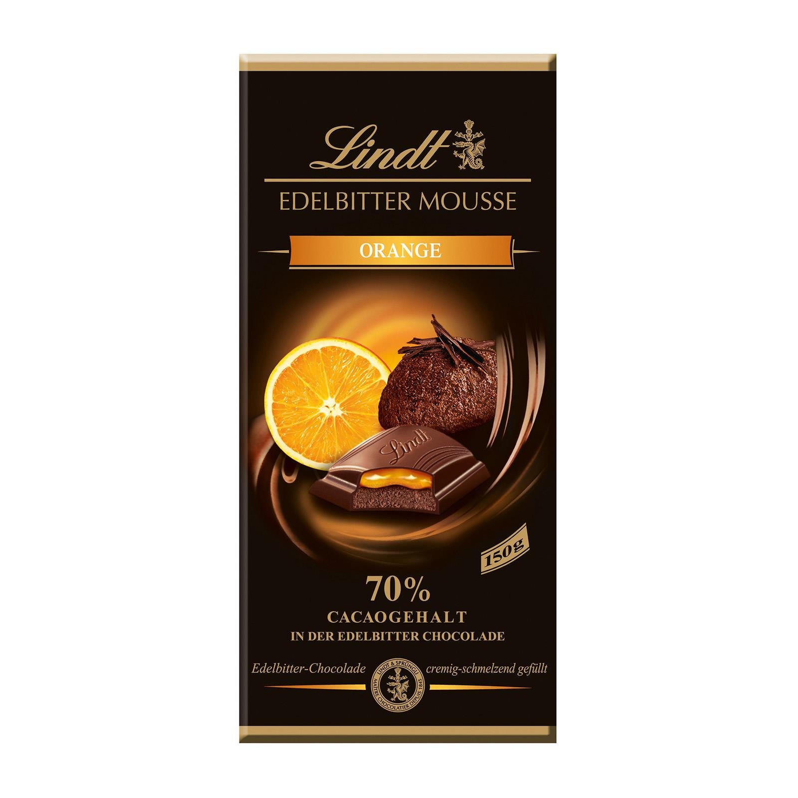 Lindt Edelbitter Mousse Orange