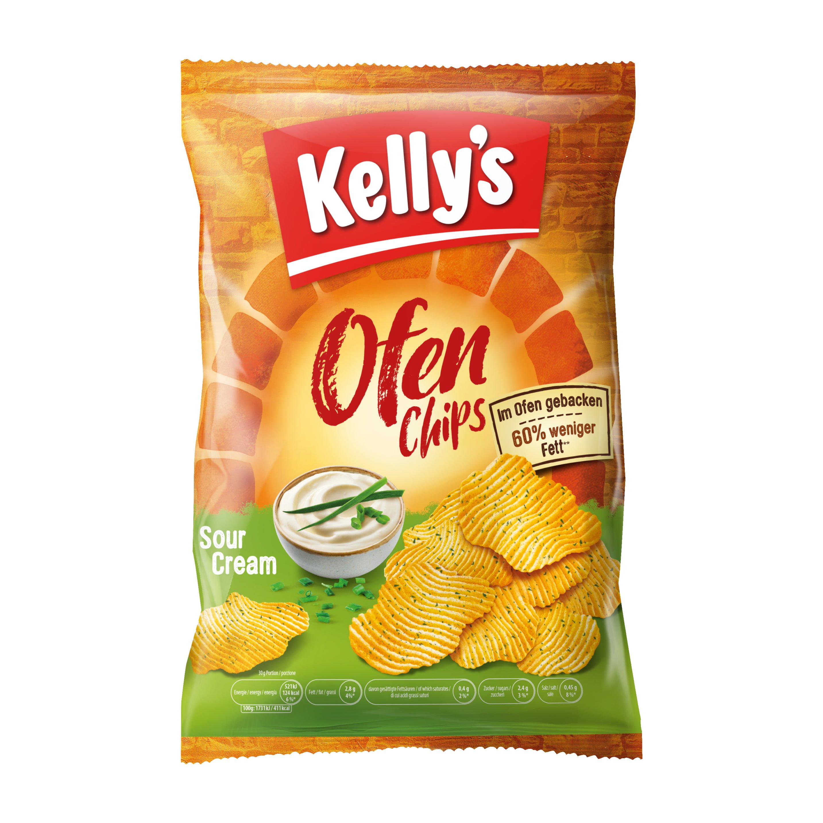 Kelly's Ofen Chips Sour Cream