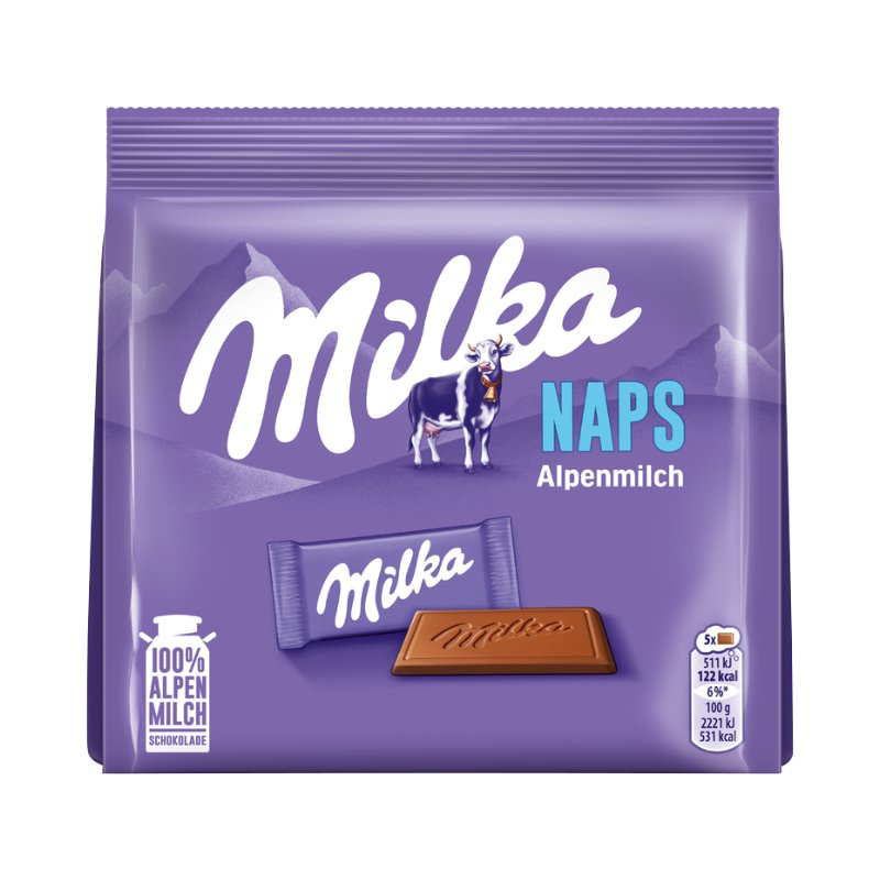 Milka Naps Alpenmilch