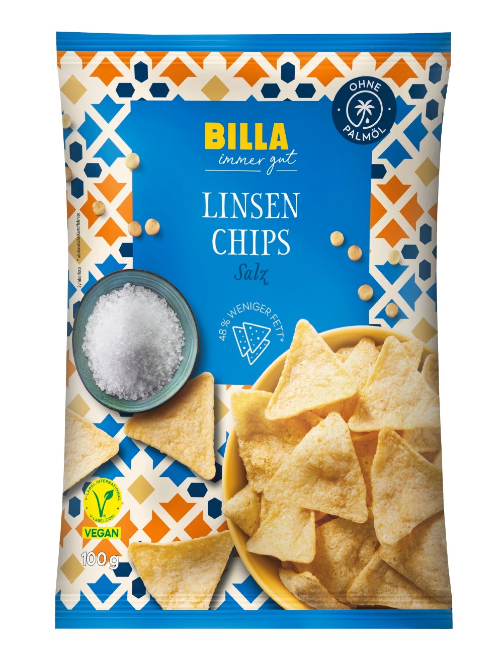 BILLA Linsenchips Salz