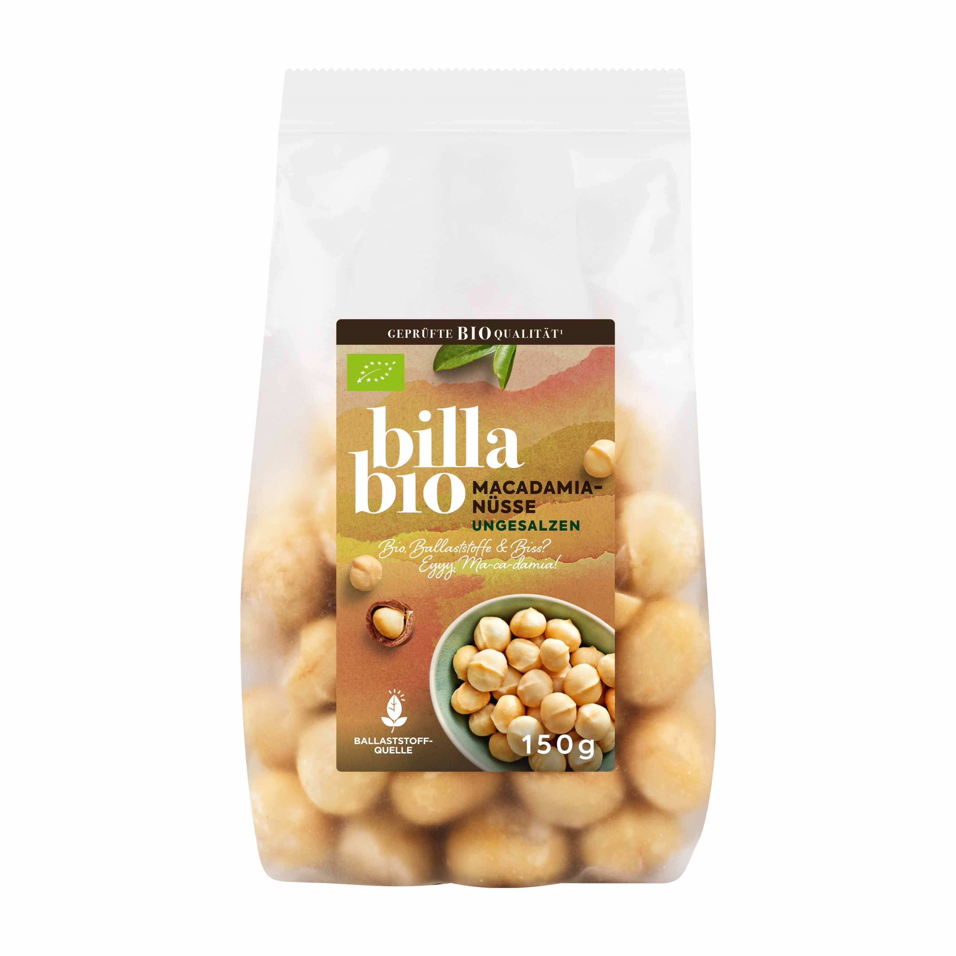 BILLA Bio Macadamia Natur