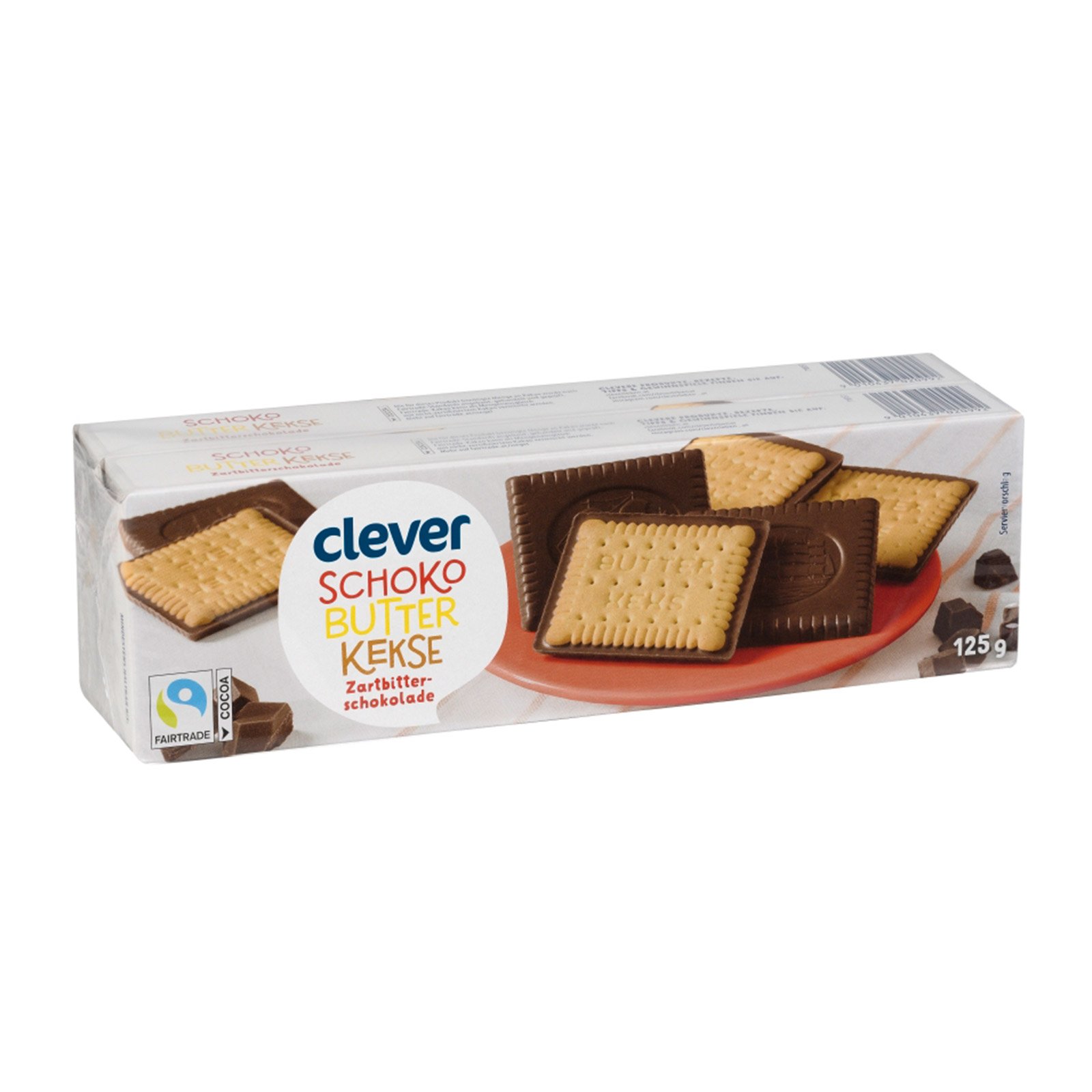 Clever Schoko Butterkekse Zartbitter
