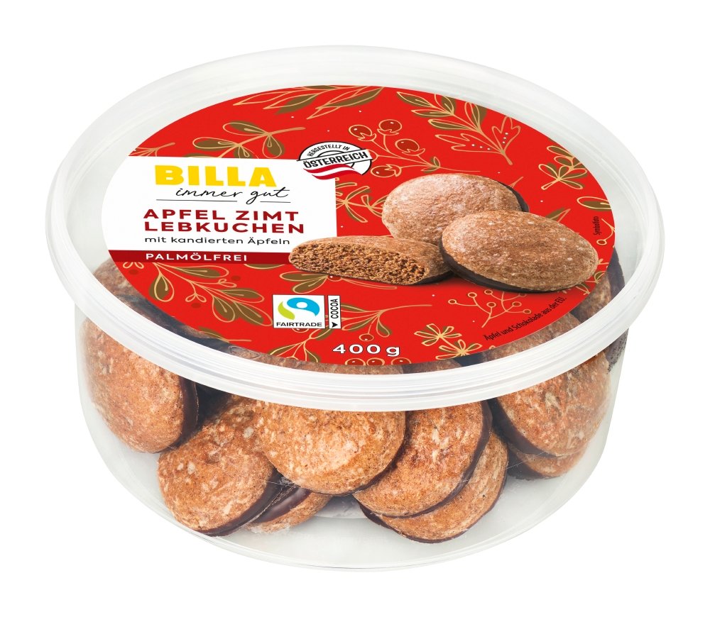 BILLA Apfel Zimt Lebkuchen mit kandierten Äpfeln