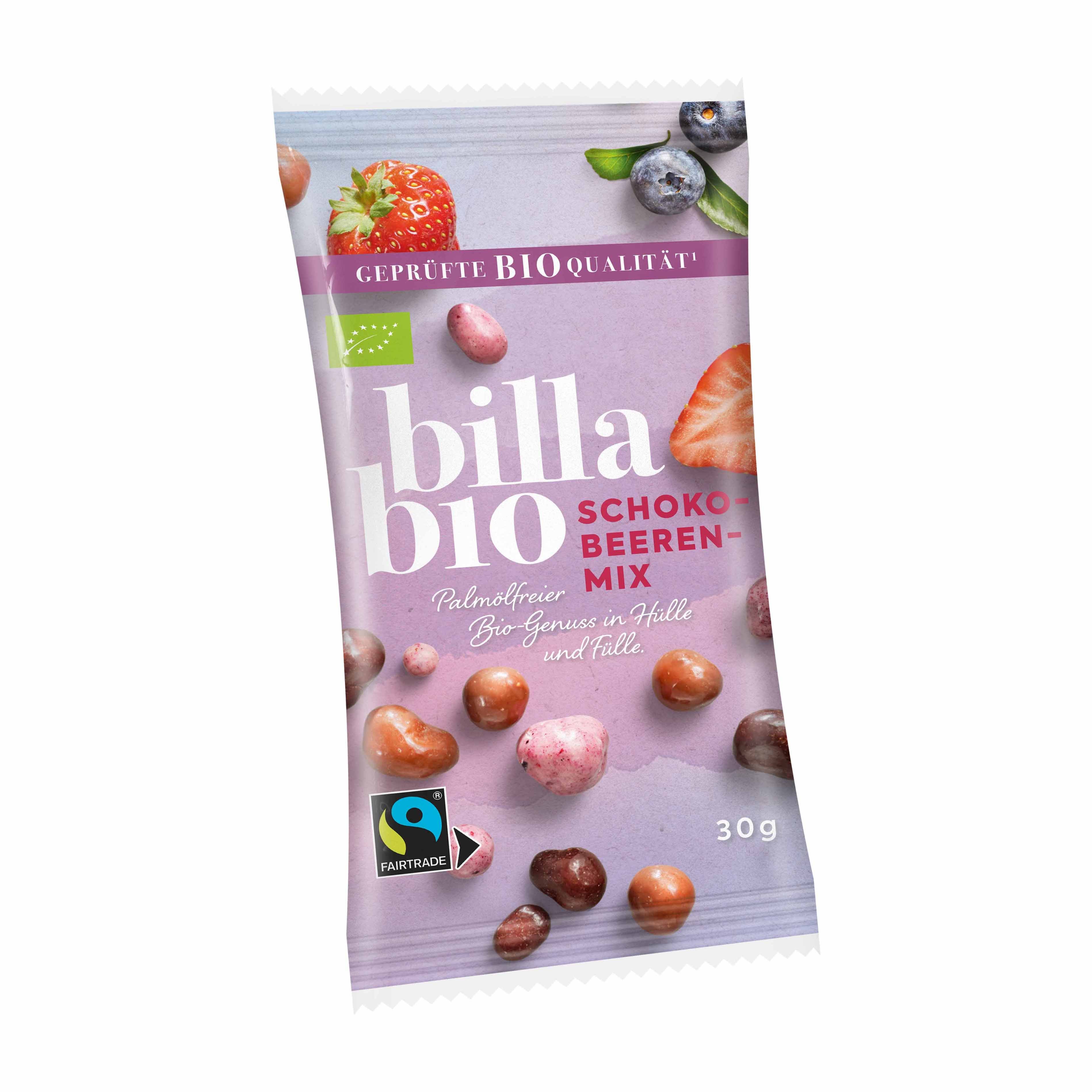 BILLA Bio Schoko Beeren Mix