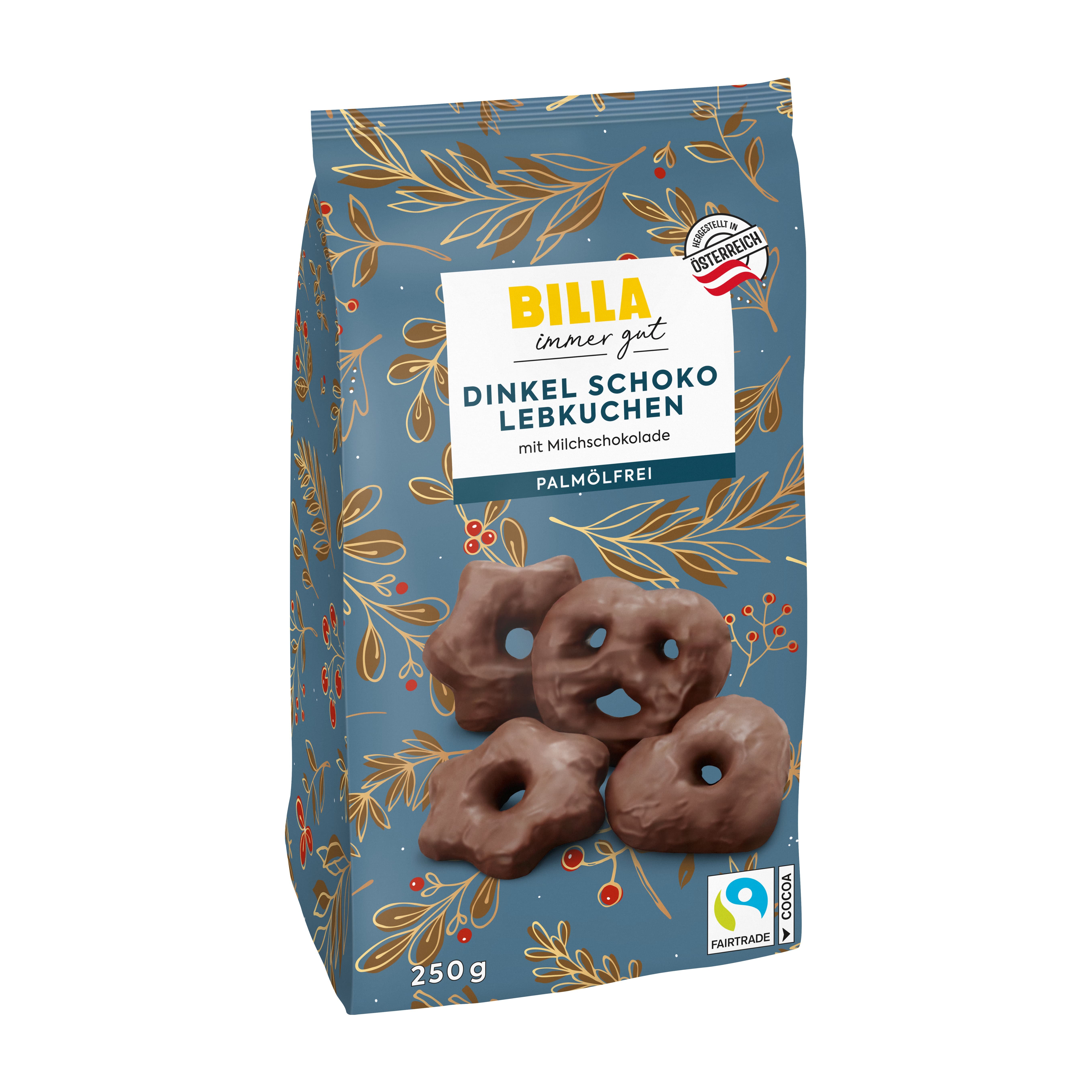 BILLA Dinkelschokolebkuchen mit Milchschokolade