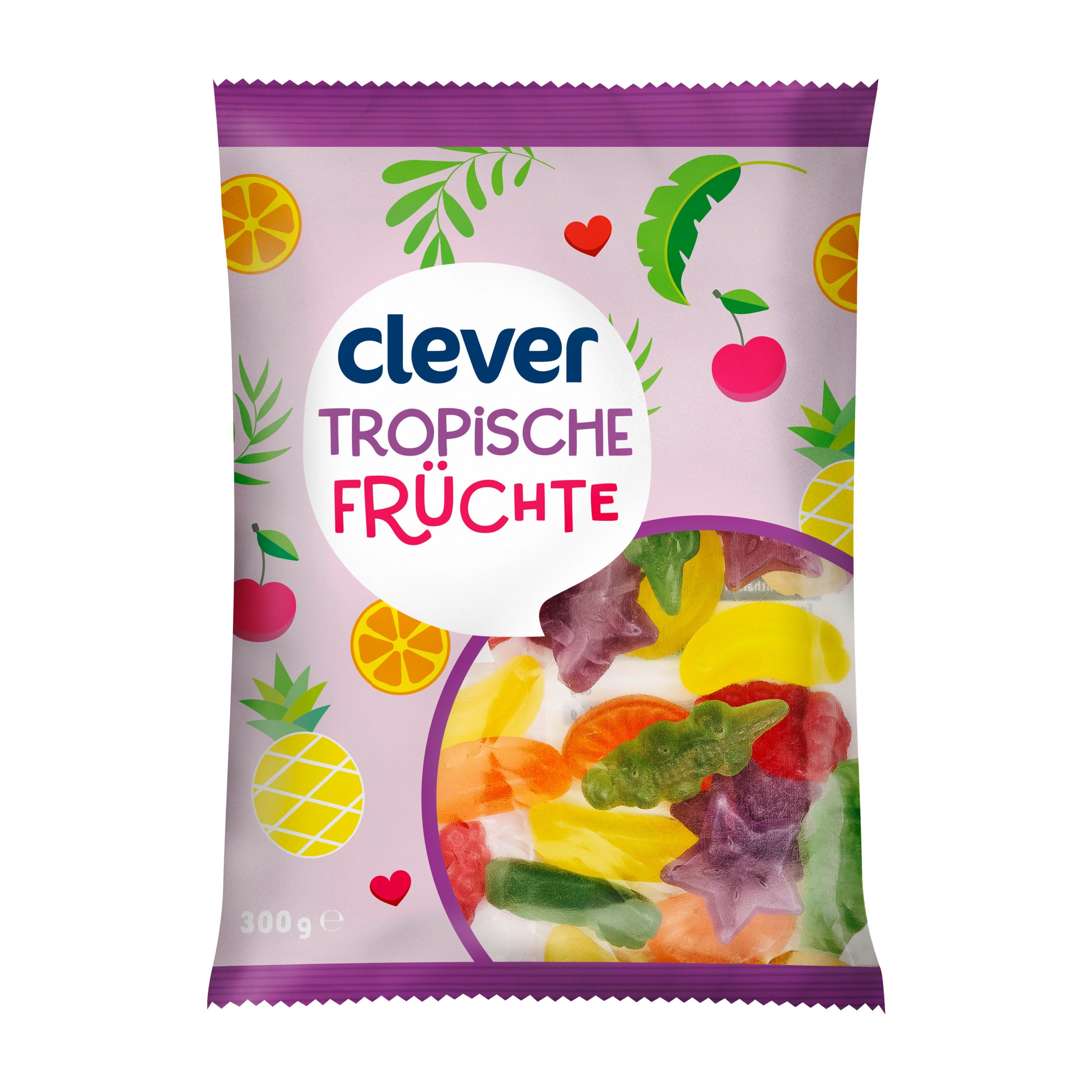 Clever Tropische Früchte