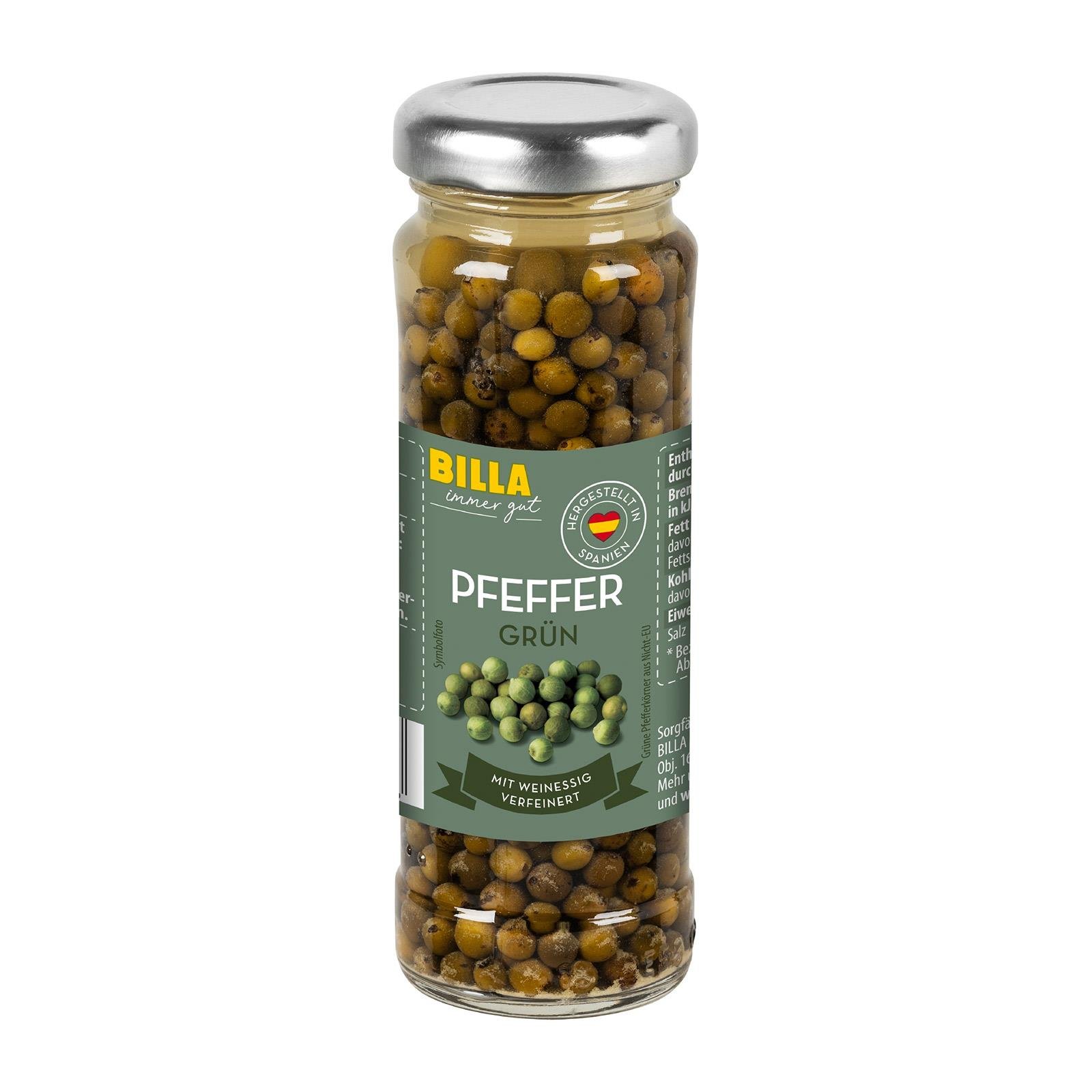 BILLA Pfeffer Grün